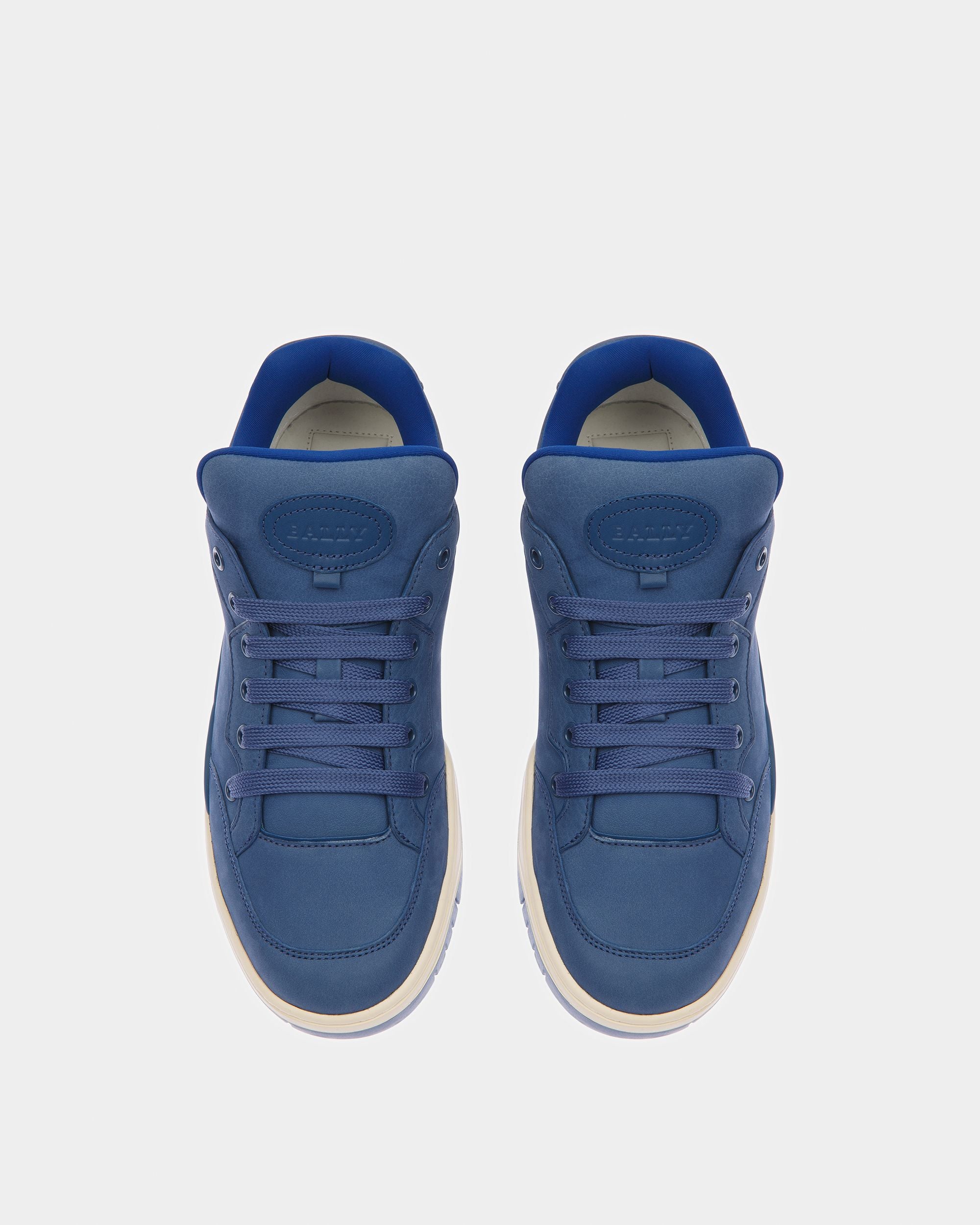 Kiro Zapatillas De Piel En Azul Neón - Hombre - Bally - 02