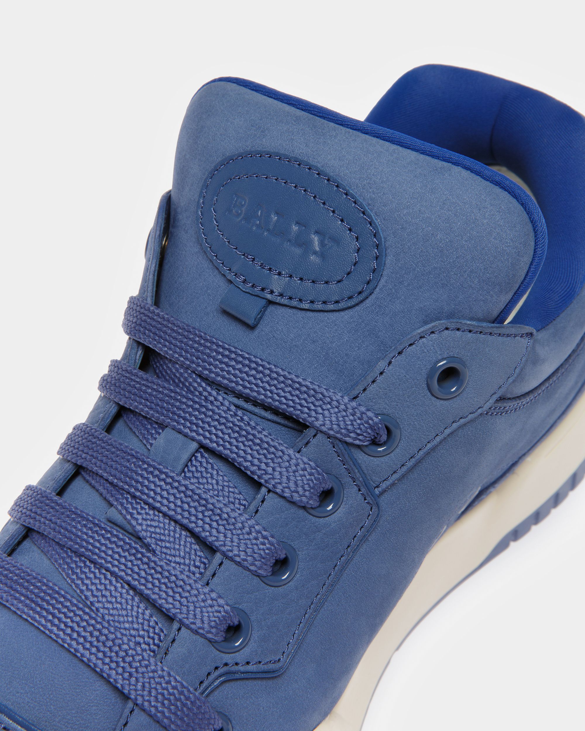 Kiro Zapatillas De Piel En Azul Neón - Hombre - Bally - 06