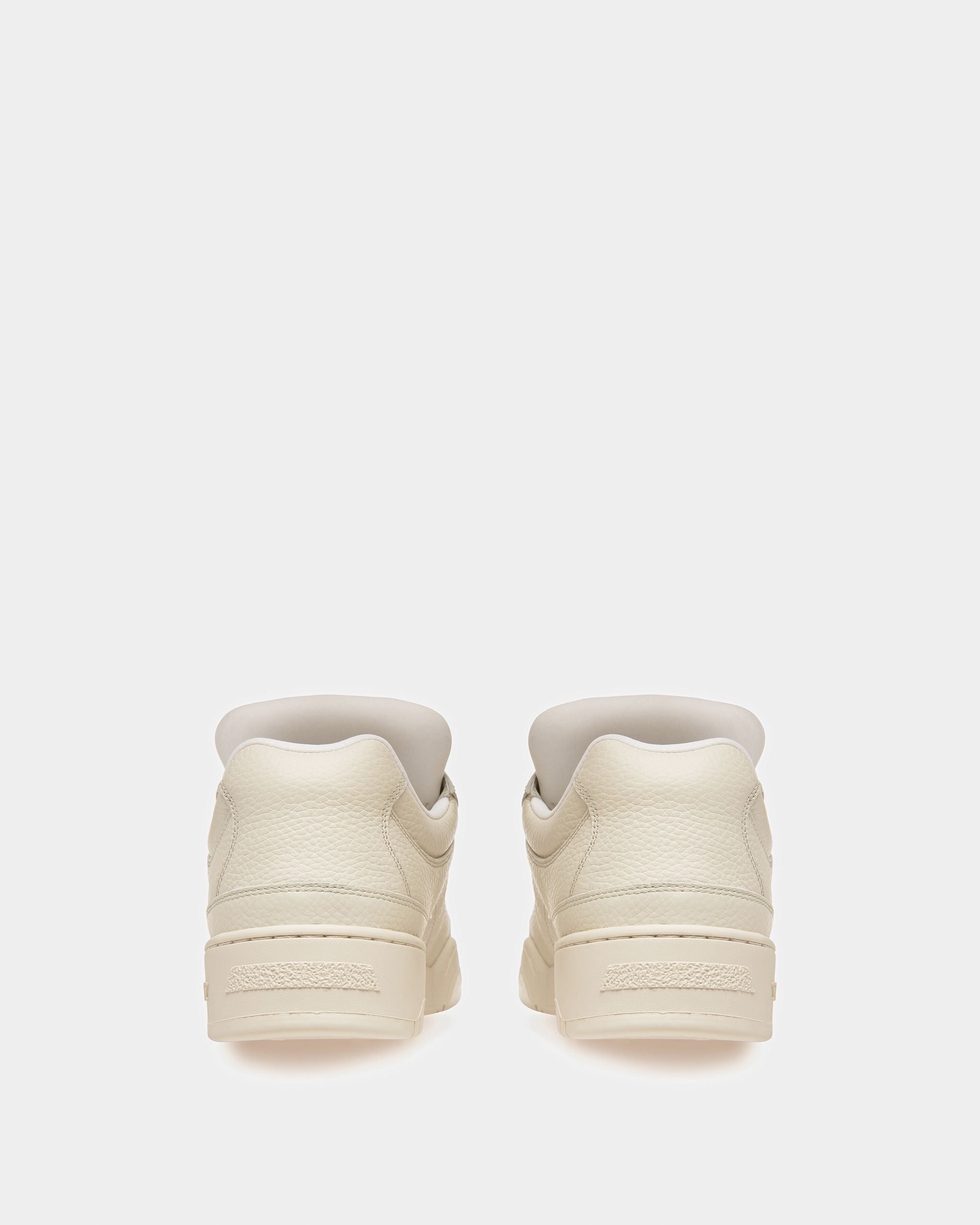 Kiro Zapatillas De Piel En Blanco Empolvado - Hombre - Bally - 04