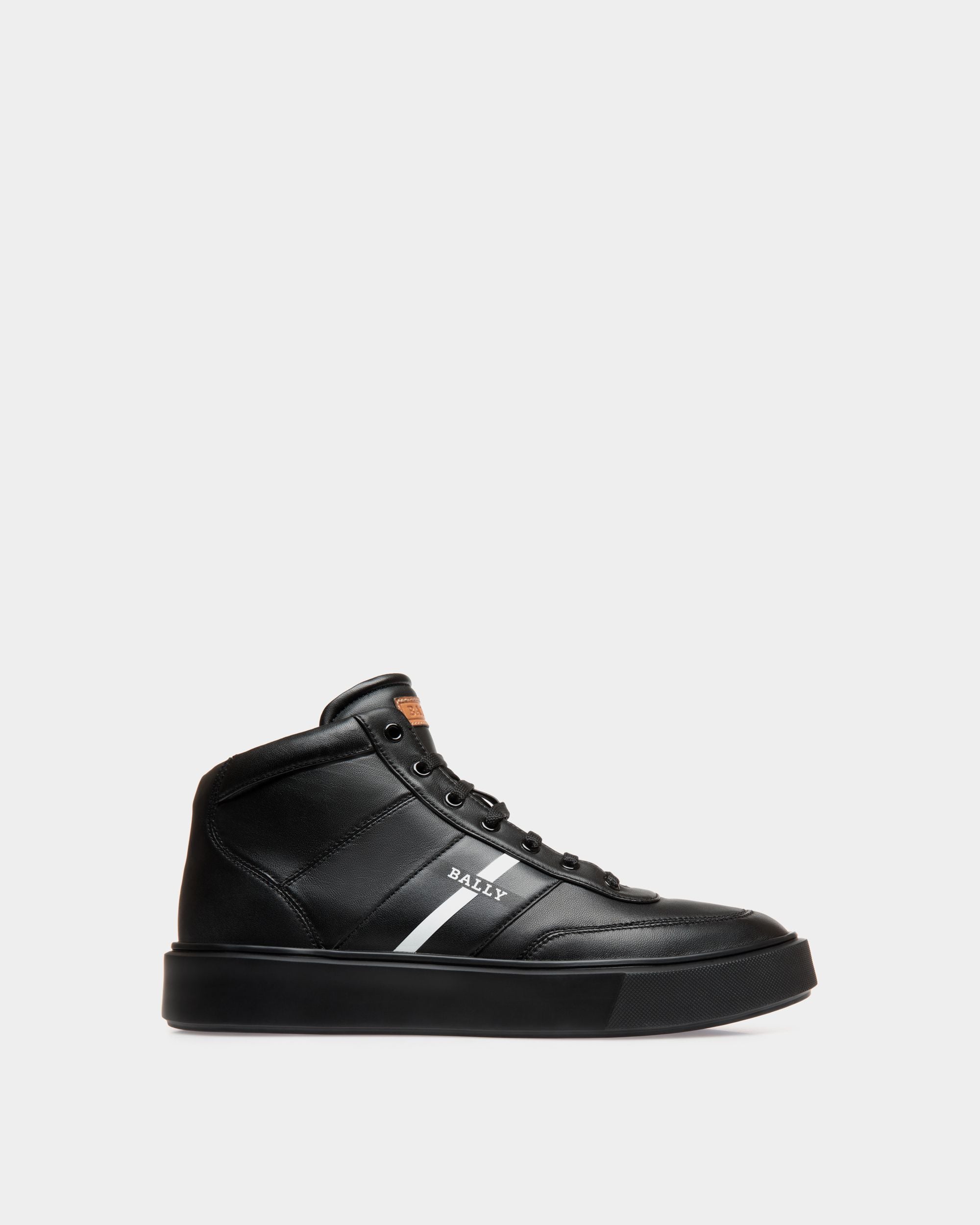 Sneaker In Black Lamb - Men's - Bally - 01
