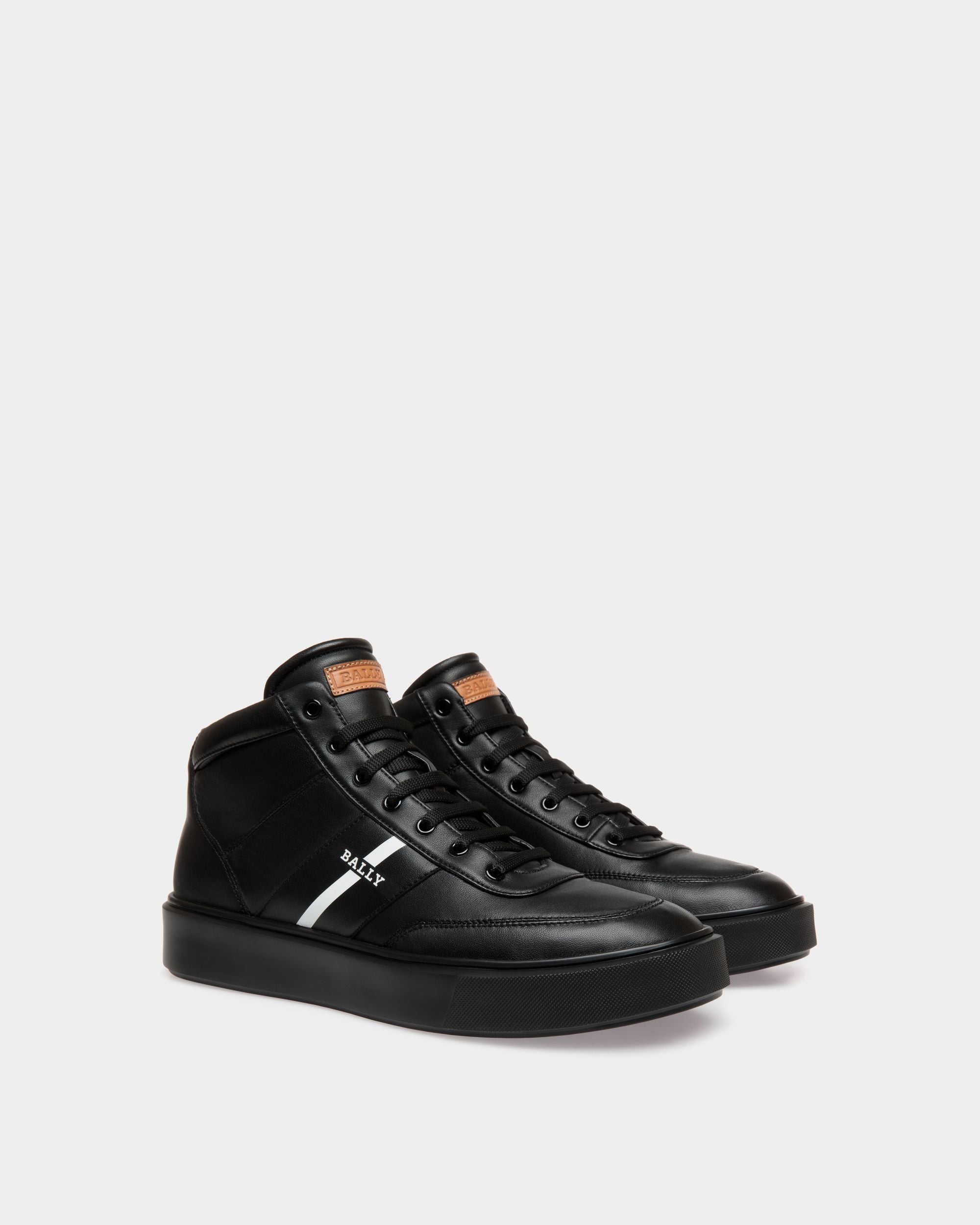 Sneaker In Black Lamb - Men's - Bally - 02