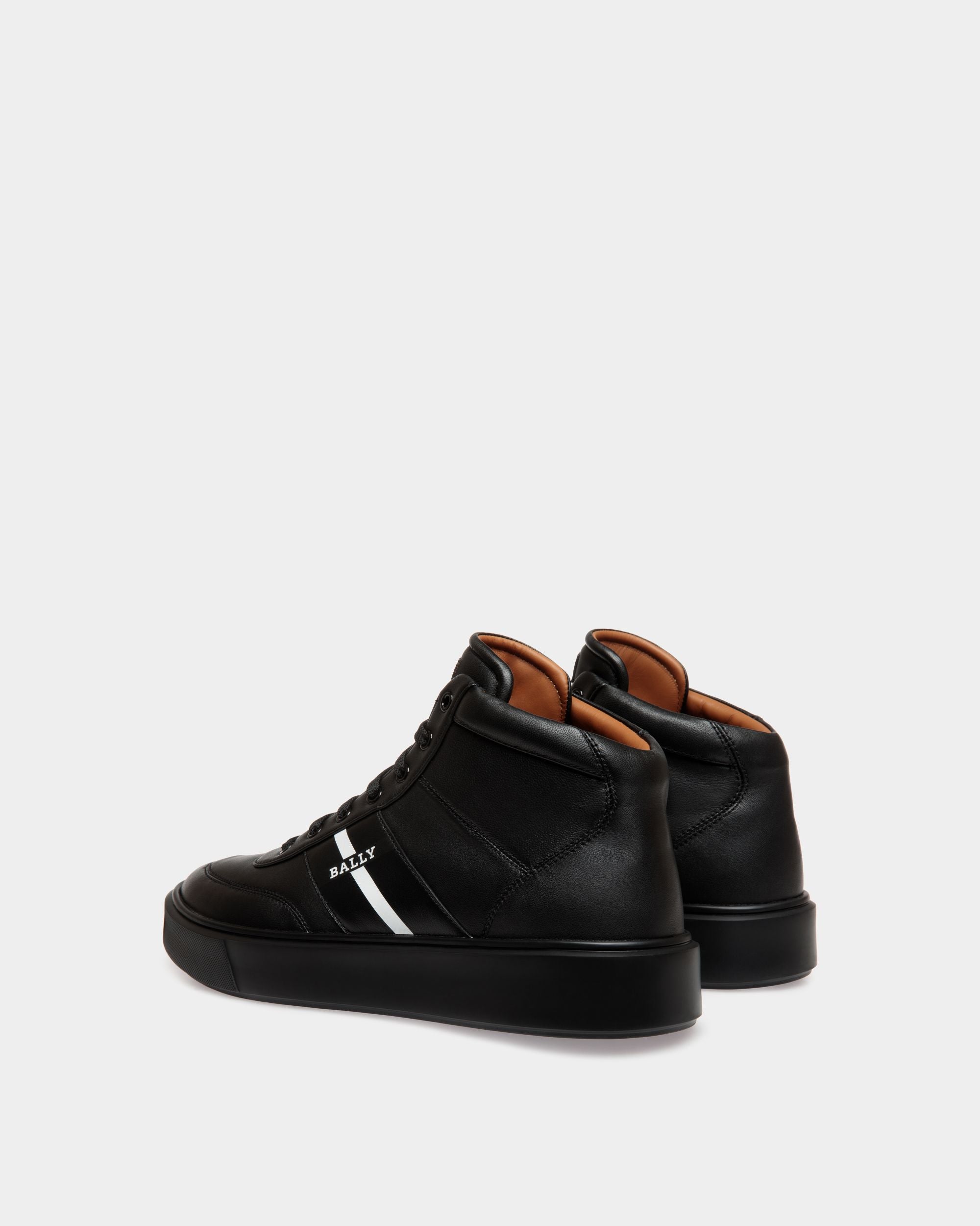 Sneaker In Black Lamb - Men's - Bally - 03