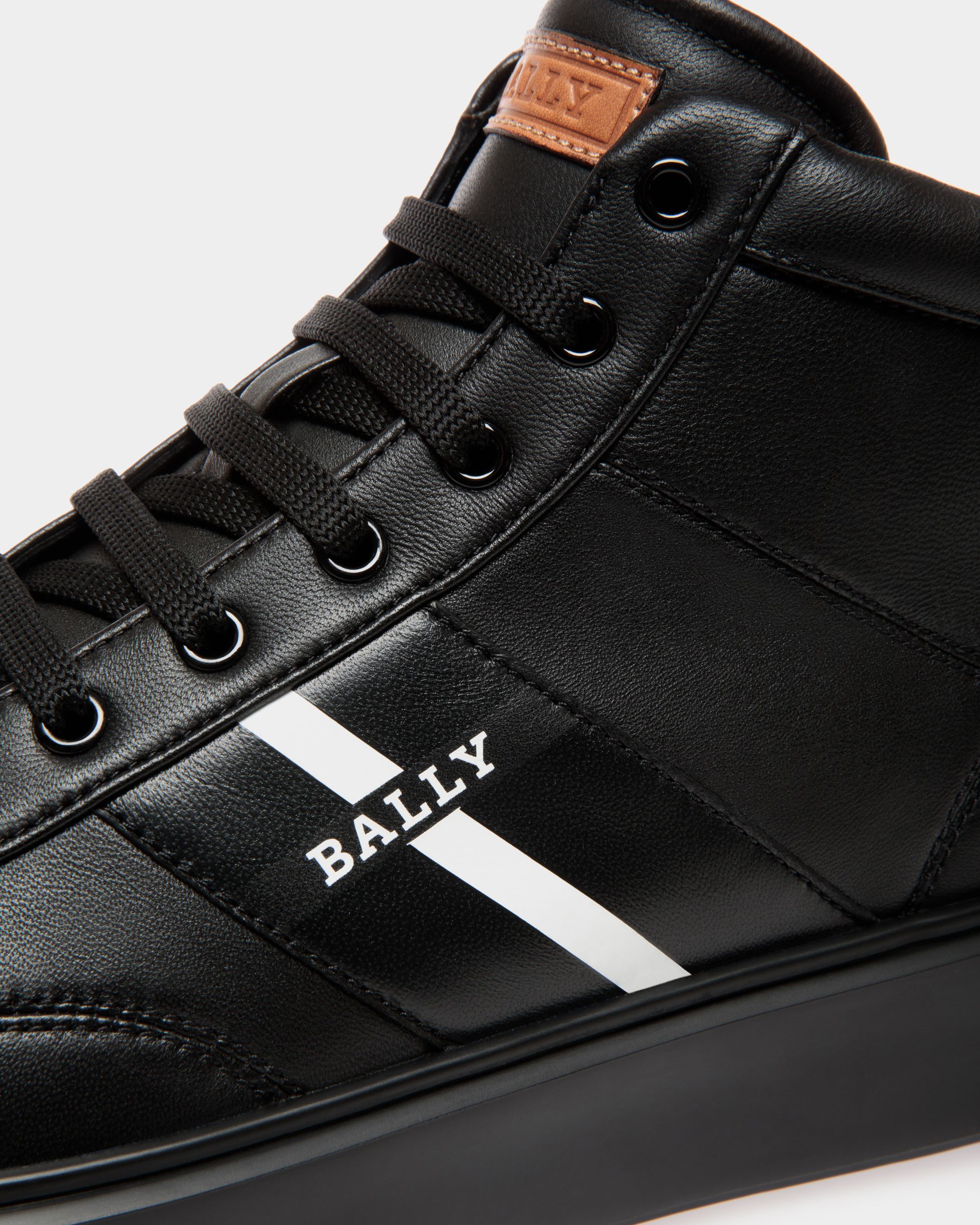 Sneaker In Black Lamb - Men's - Bally - 05