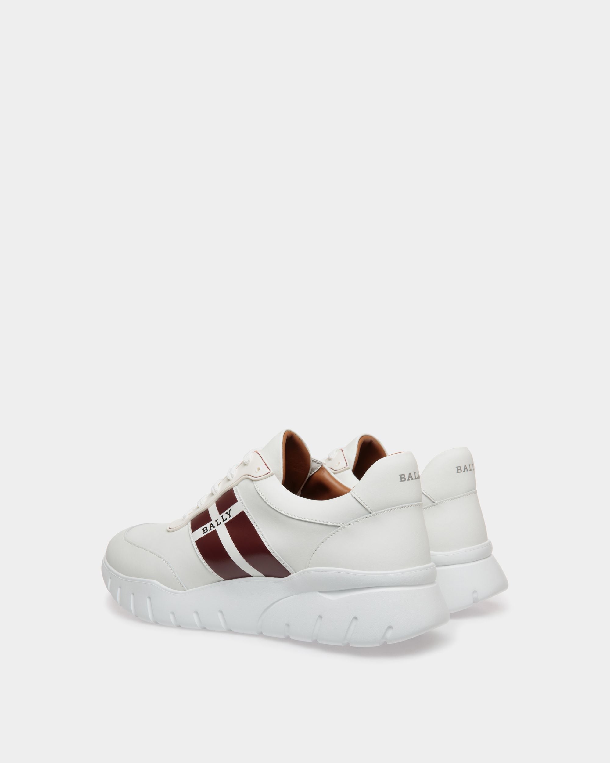 Sneaker In White  Leather - Men's - Bally - 03