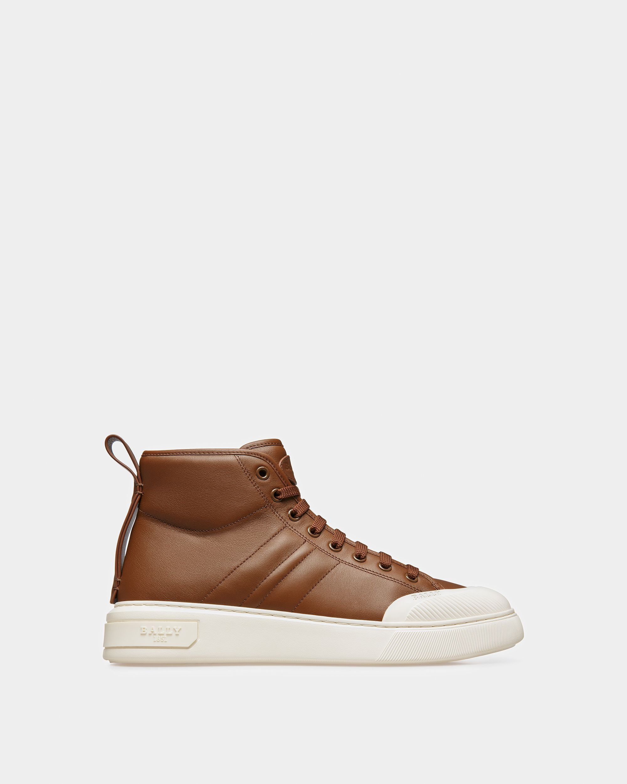 Maren Zapatillas De Piel En Marrón - Hombre - Bally - 01