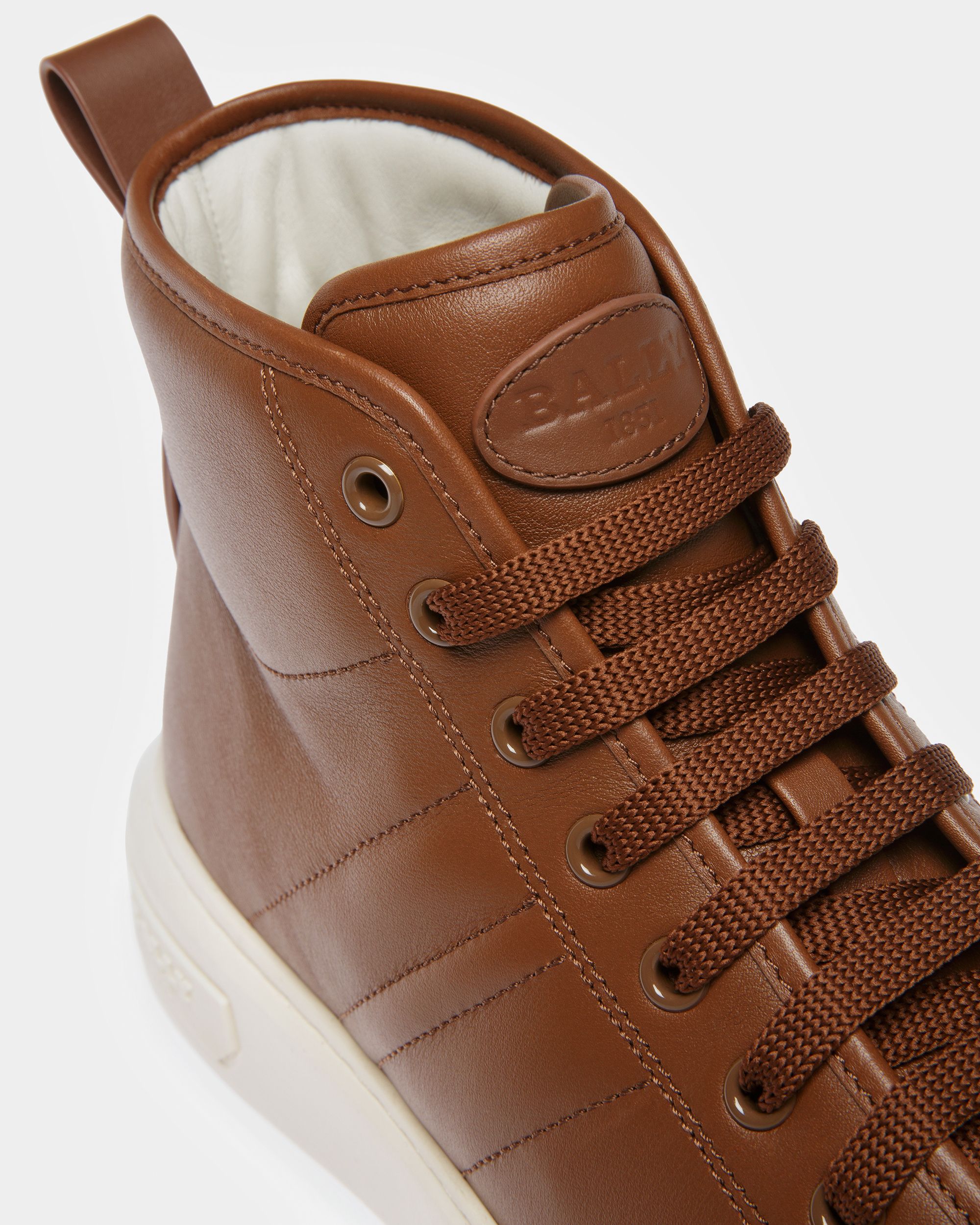 Maren Zapatillas De Piel En Marrón - Hombre - Bally - 06