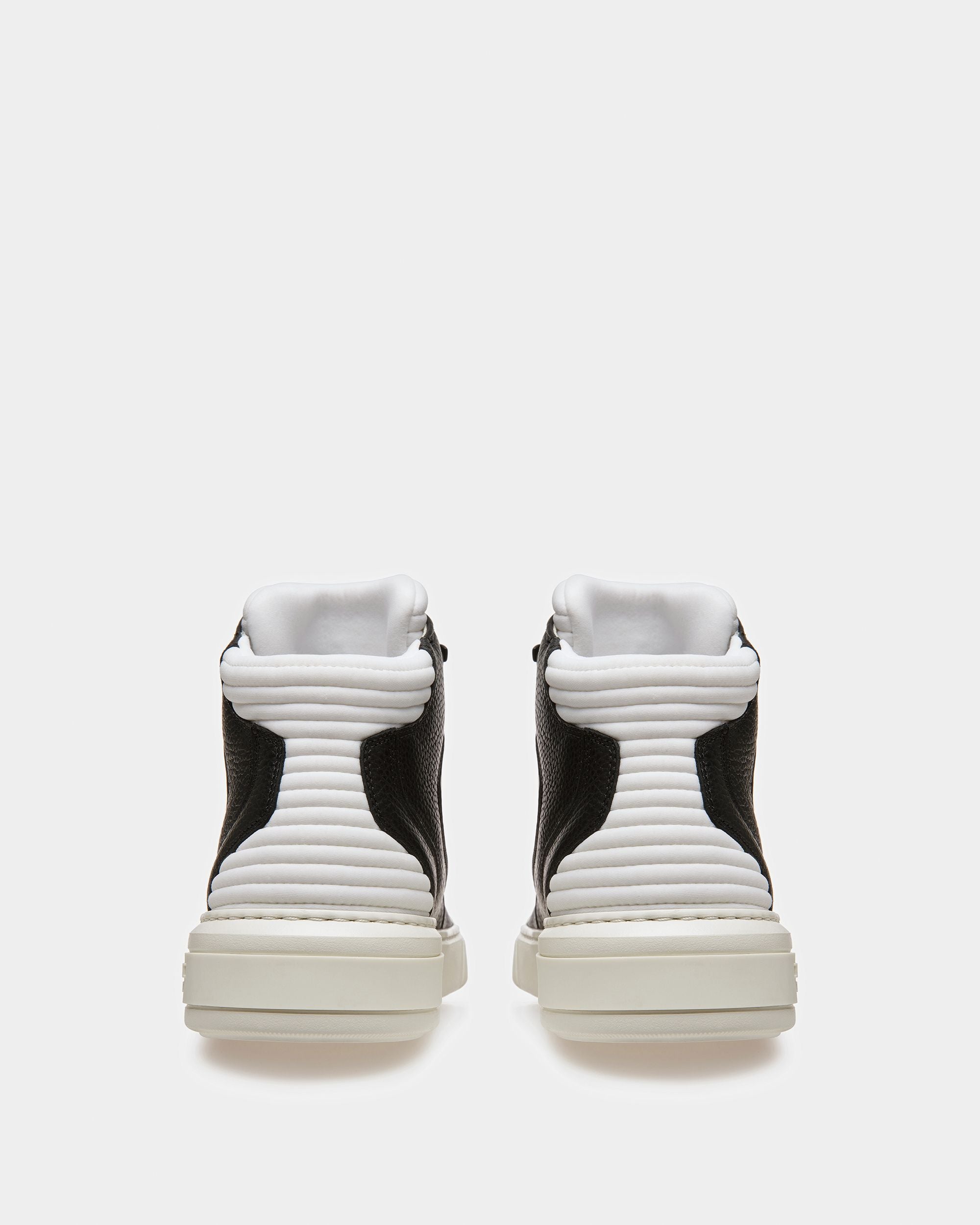 Martyn Zapatillas De Tela Y Piel En Blanco Y Negro - Hombre - Bally - 04