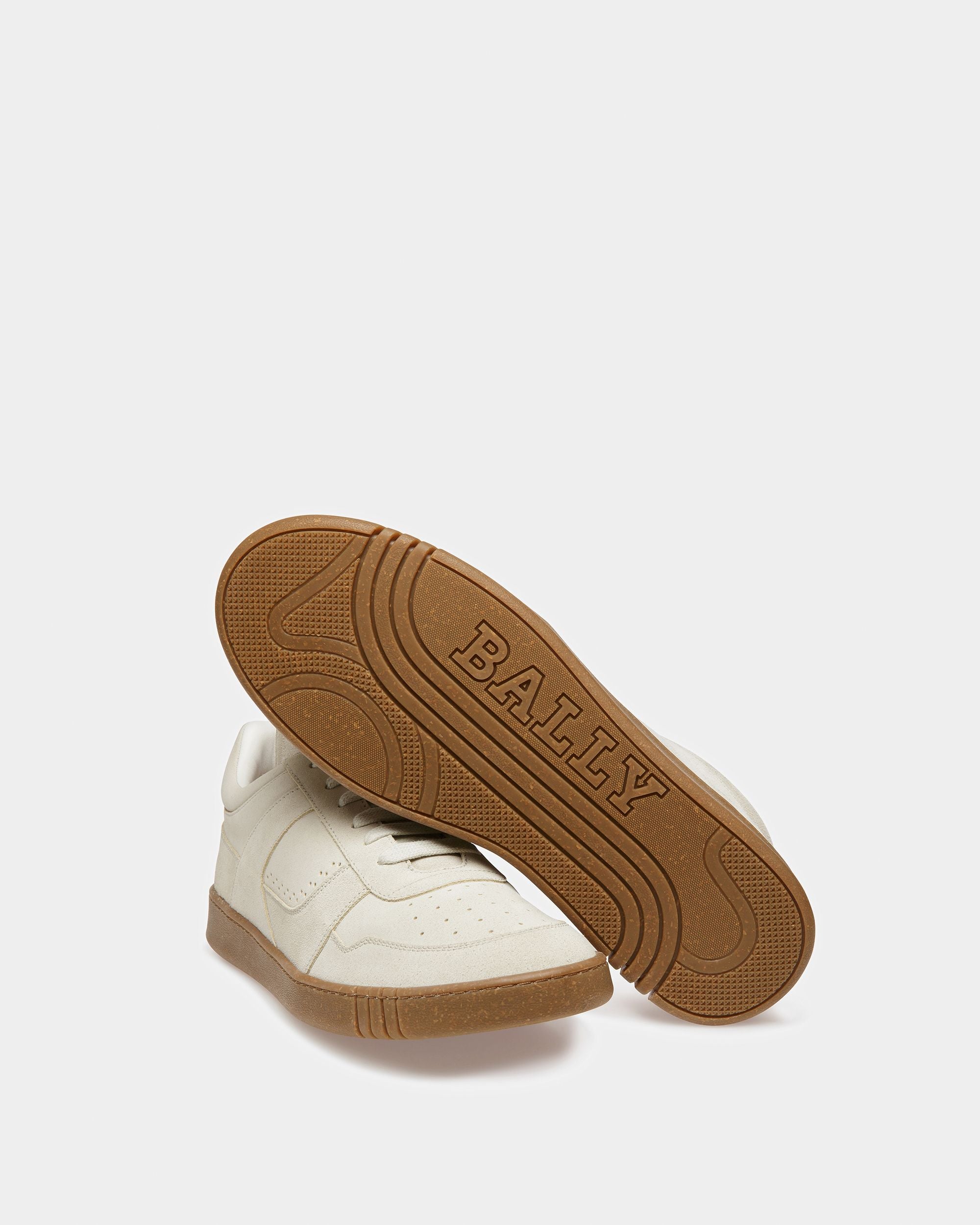 Weky Zapatillas De Piel En Blanco Empolvado - Hombre - Bally - 05