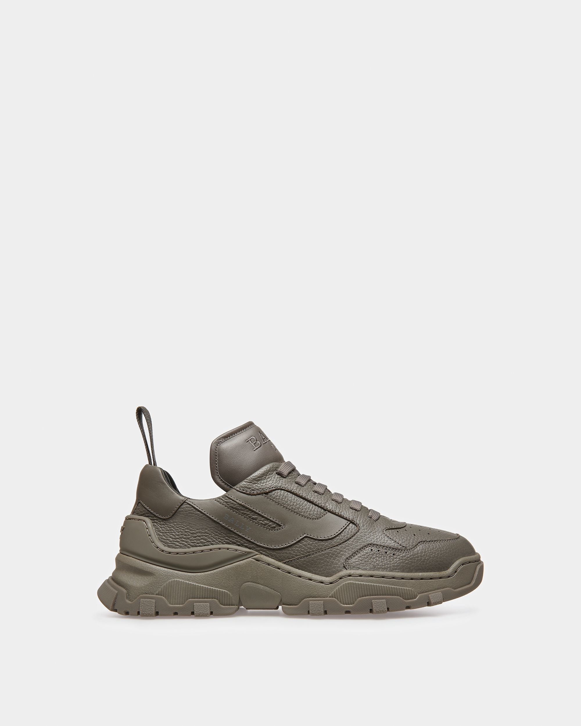Holden Zapatillas De Piel En Mineral Oscuro - Hombre - Bally - 01