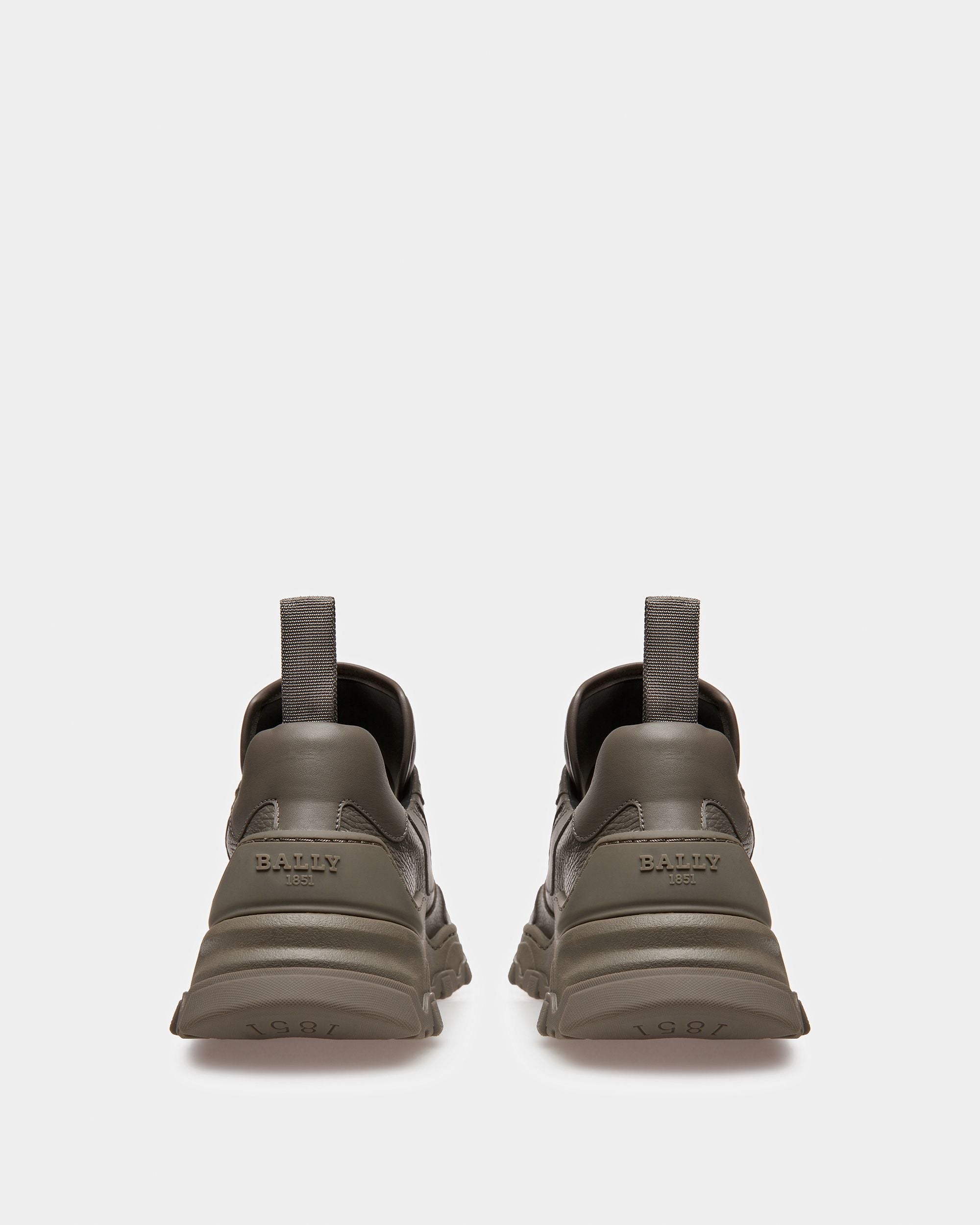 Holden Zapatillas De Piel En Mineral Oscuro - Hombre - Bally - 04