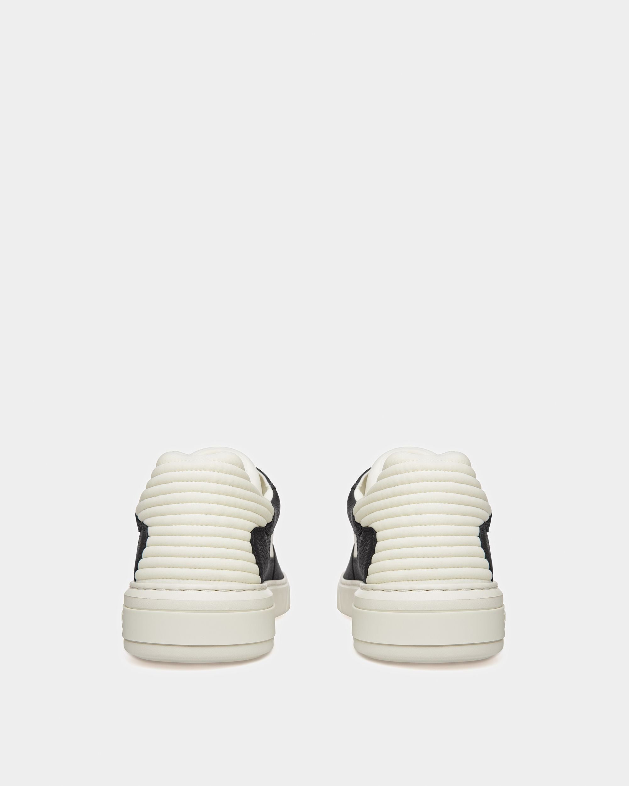 Mark Zapatillas De Tela Y Piel En Blanco Y Negro - Hombre - Bally - 04