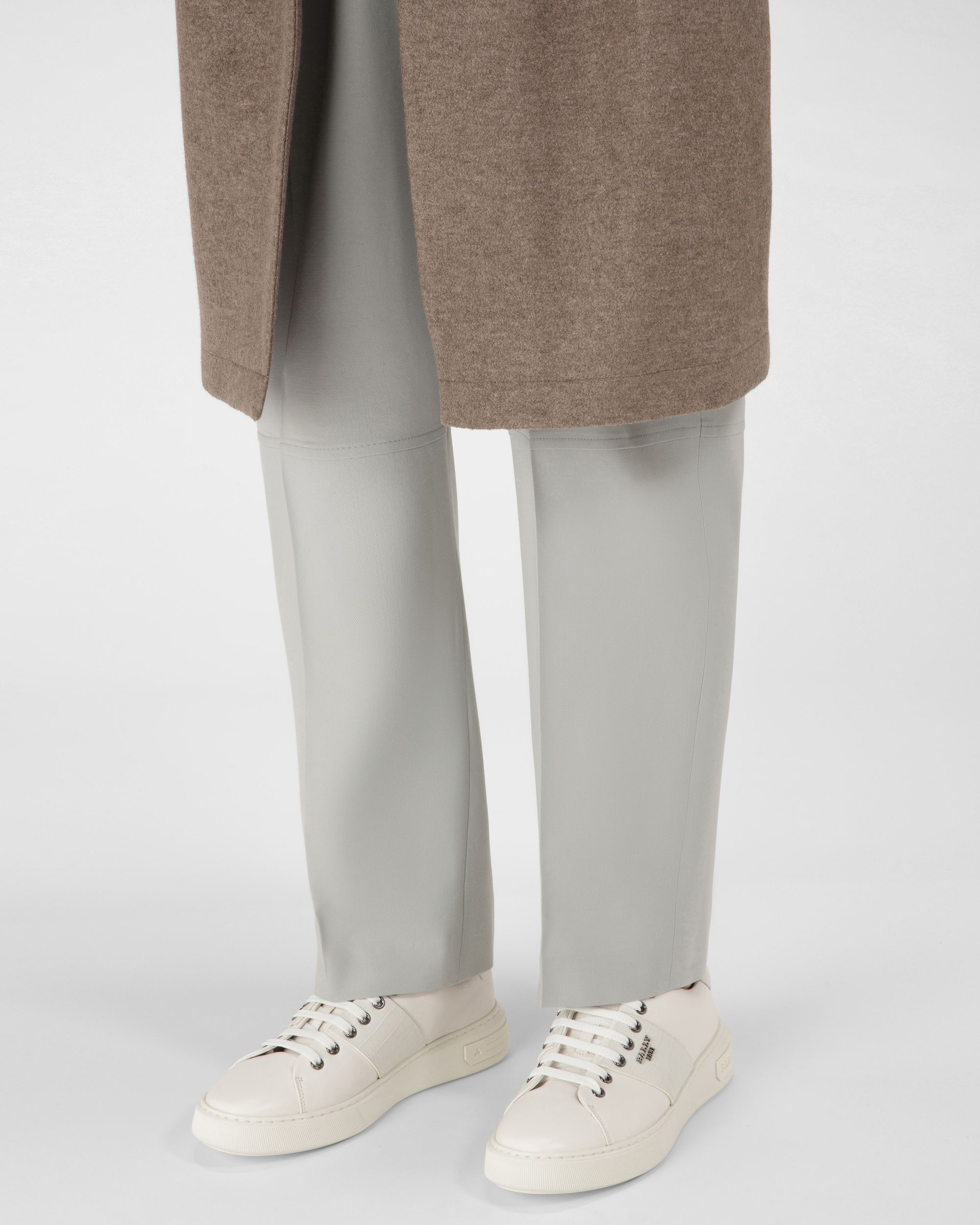 Mattye Zapatillas Deportivas En Piel De Color Blanco - Hombre - Bally - 02
