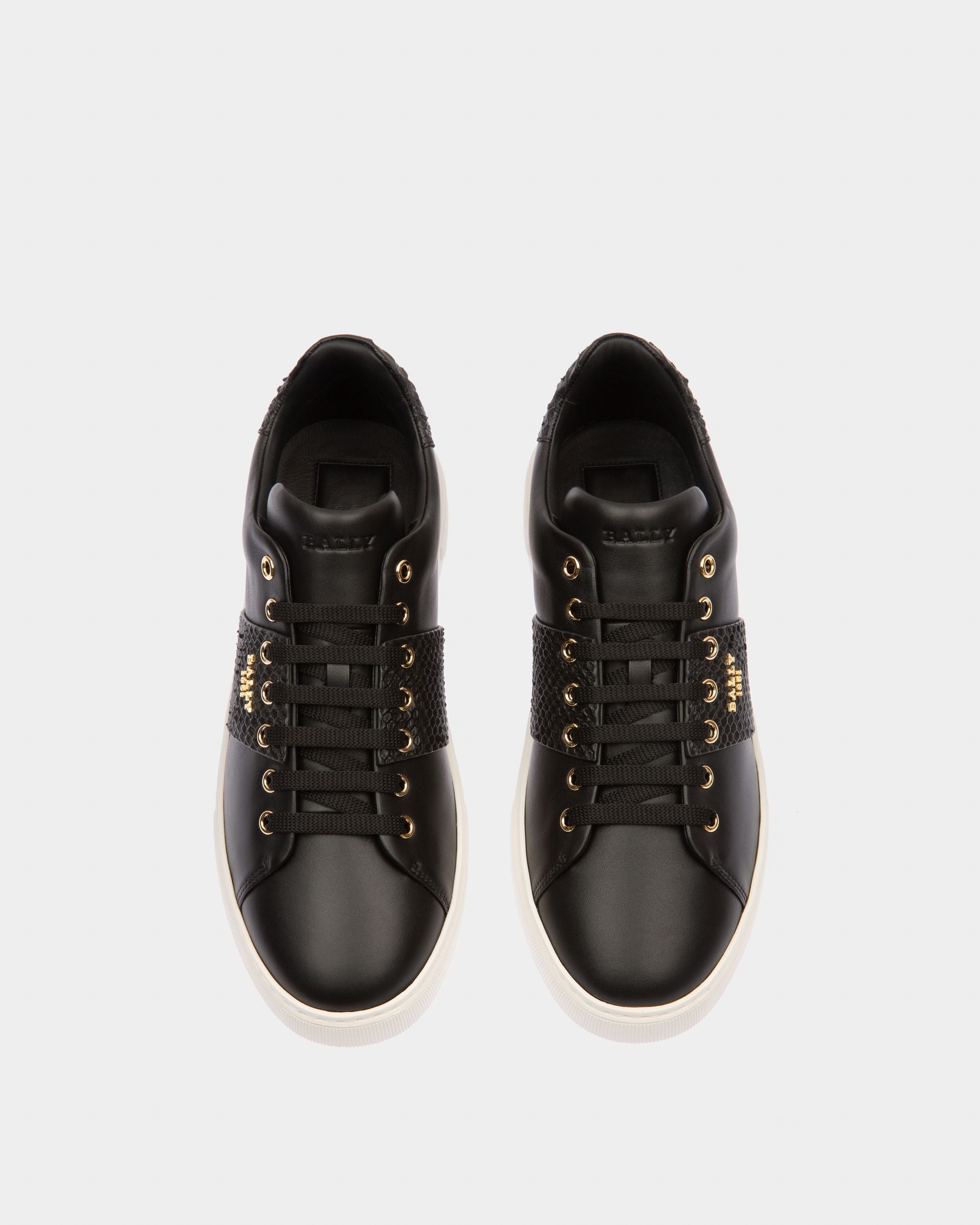 Mattye Zapatilla Deportiva En Piel De Color Negro - Hombre - Bally - 02