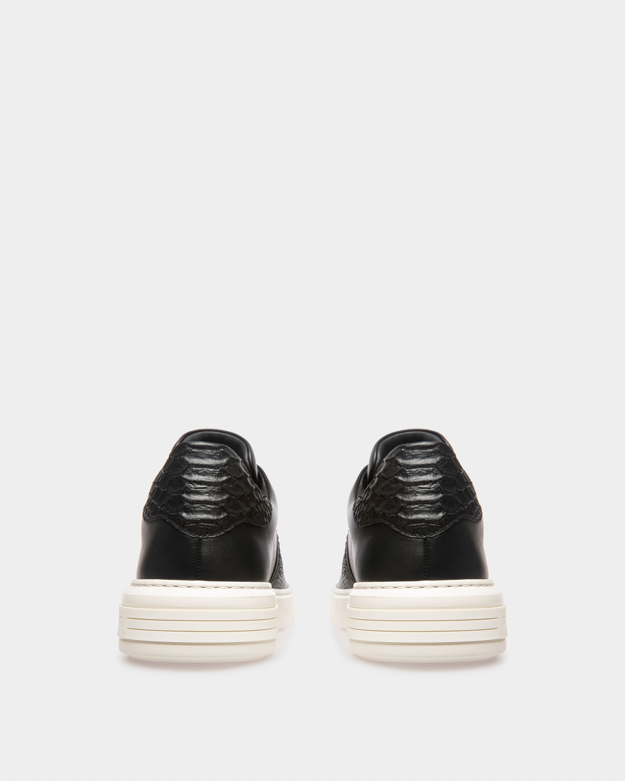 Mattye Zapatilla Deportiva En Piel De Color Negro - Hombre - Bally - 04