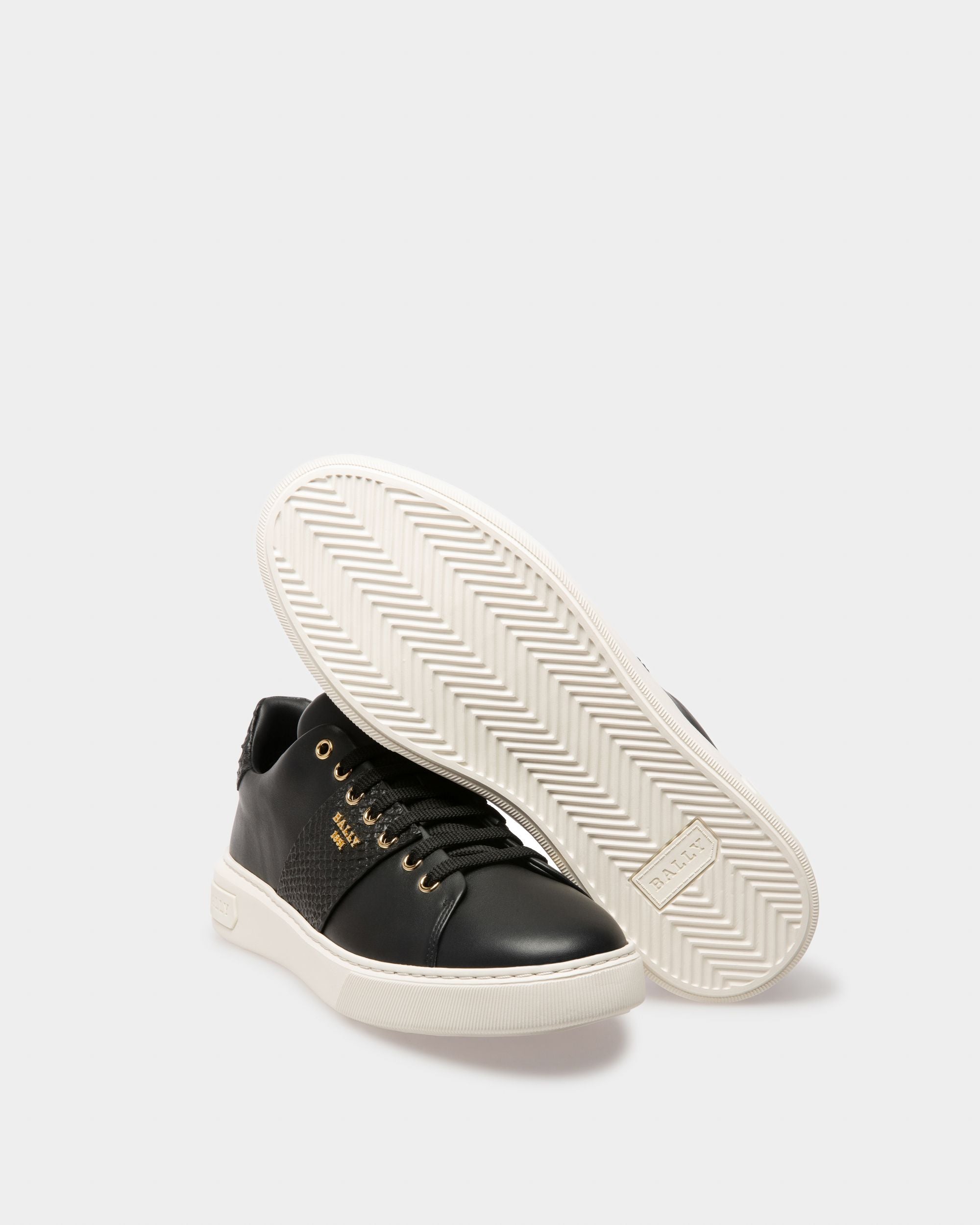 Mattye Zapatilla Deportiva En Piel De Color Negro - Hombre - Bally - 05