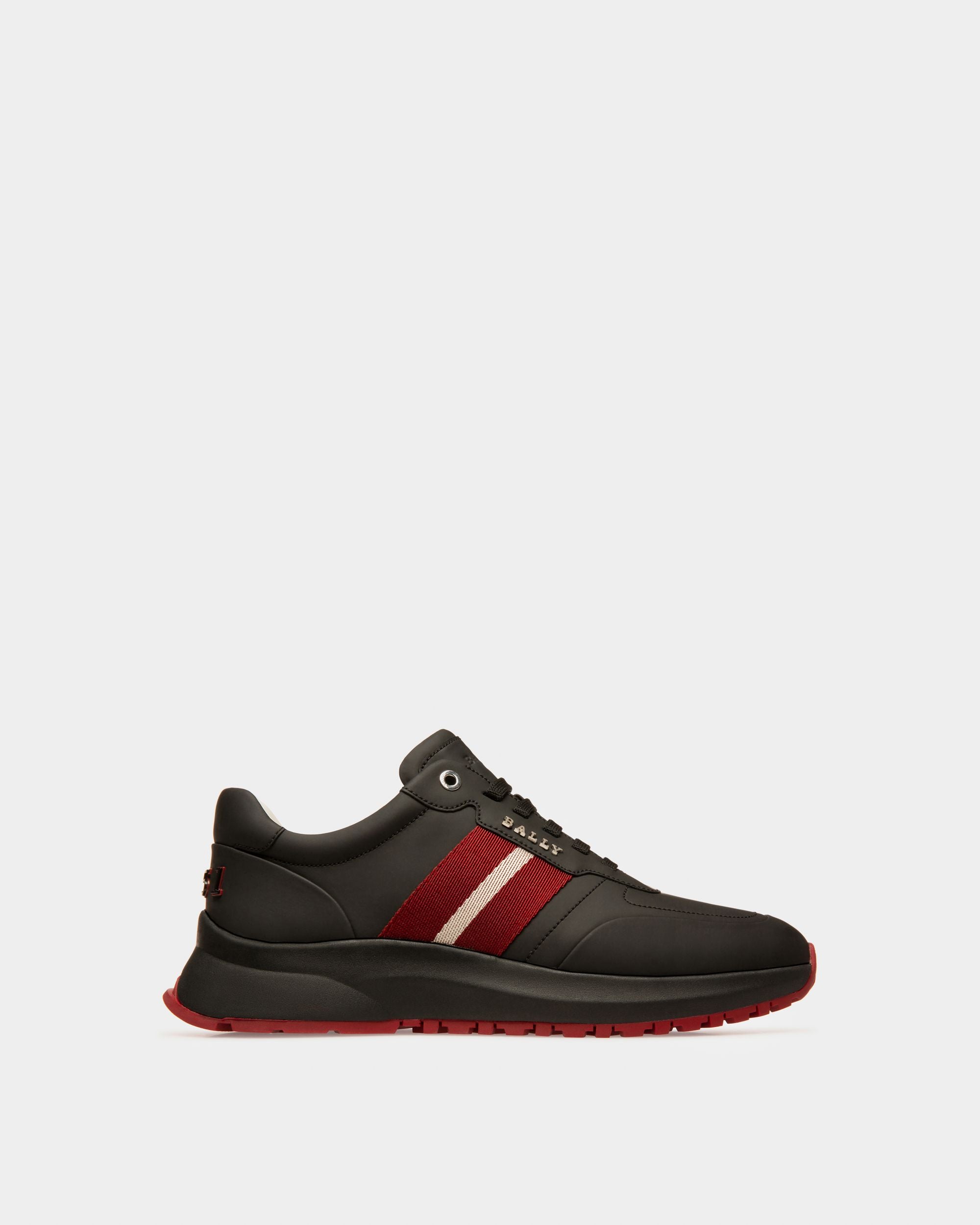 Zapatilla Daryn De Malla Y Piel Negra - Hombre - Bally - 01
