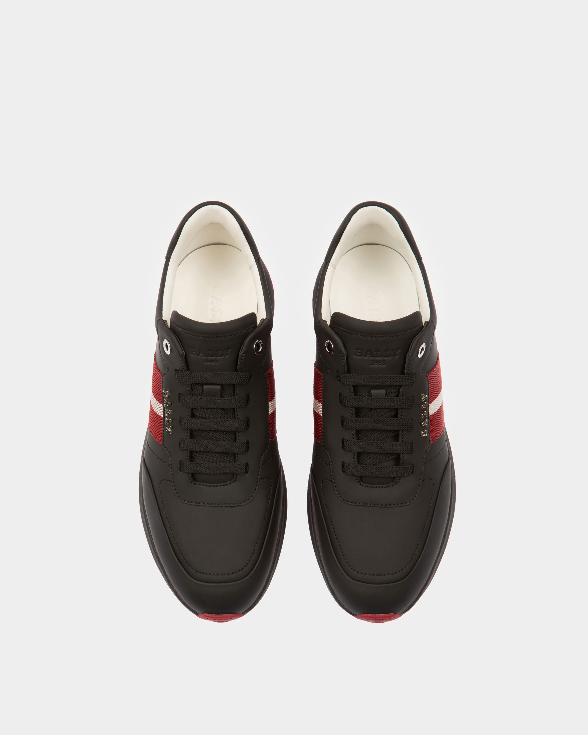 Zapatilla Daryn De Malla Y Piel Negra - Hombre - Bally - 02