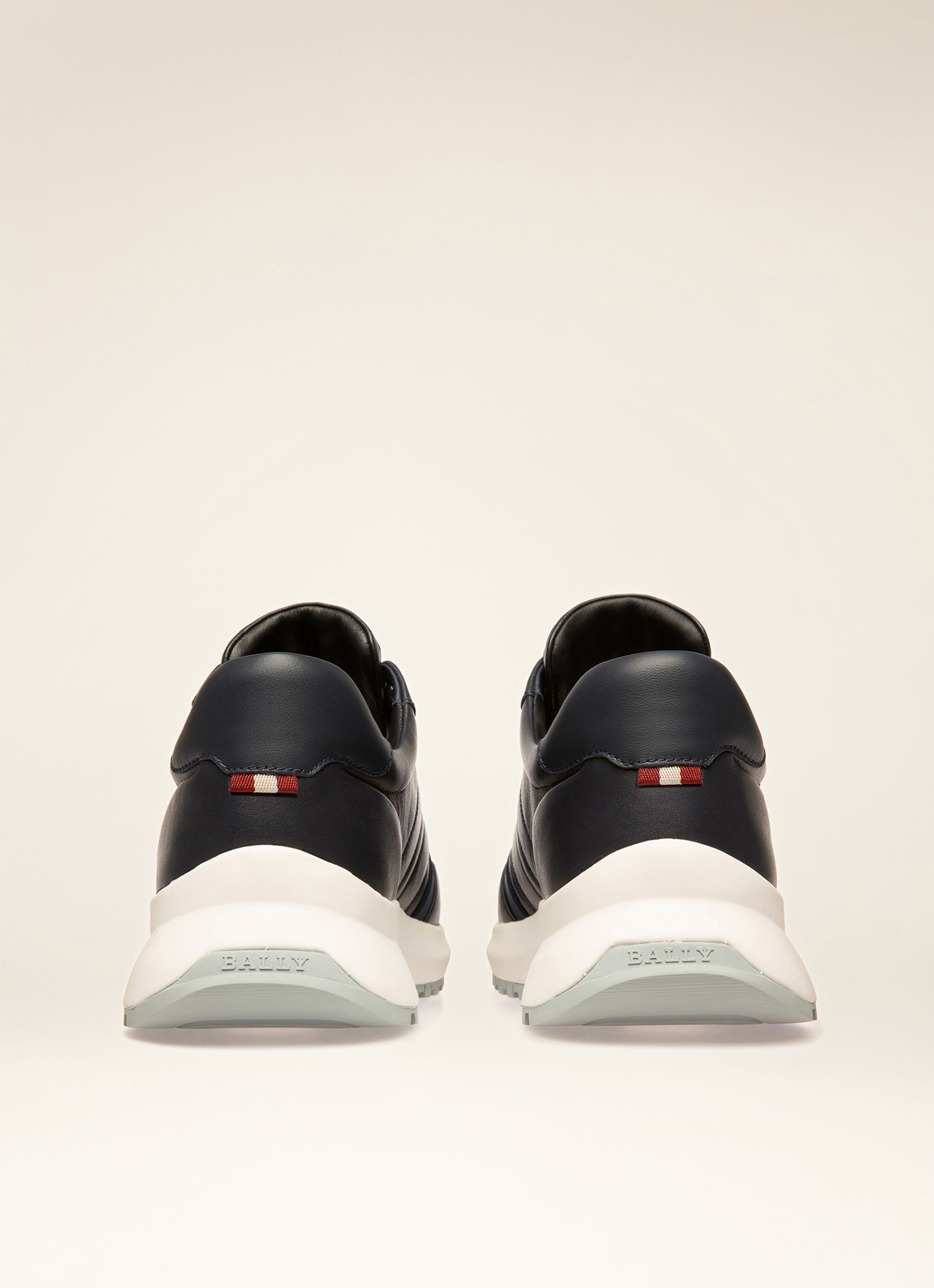 Dessye Fabric & Leather Sneakers In Navy - Men's - Bally - 03
