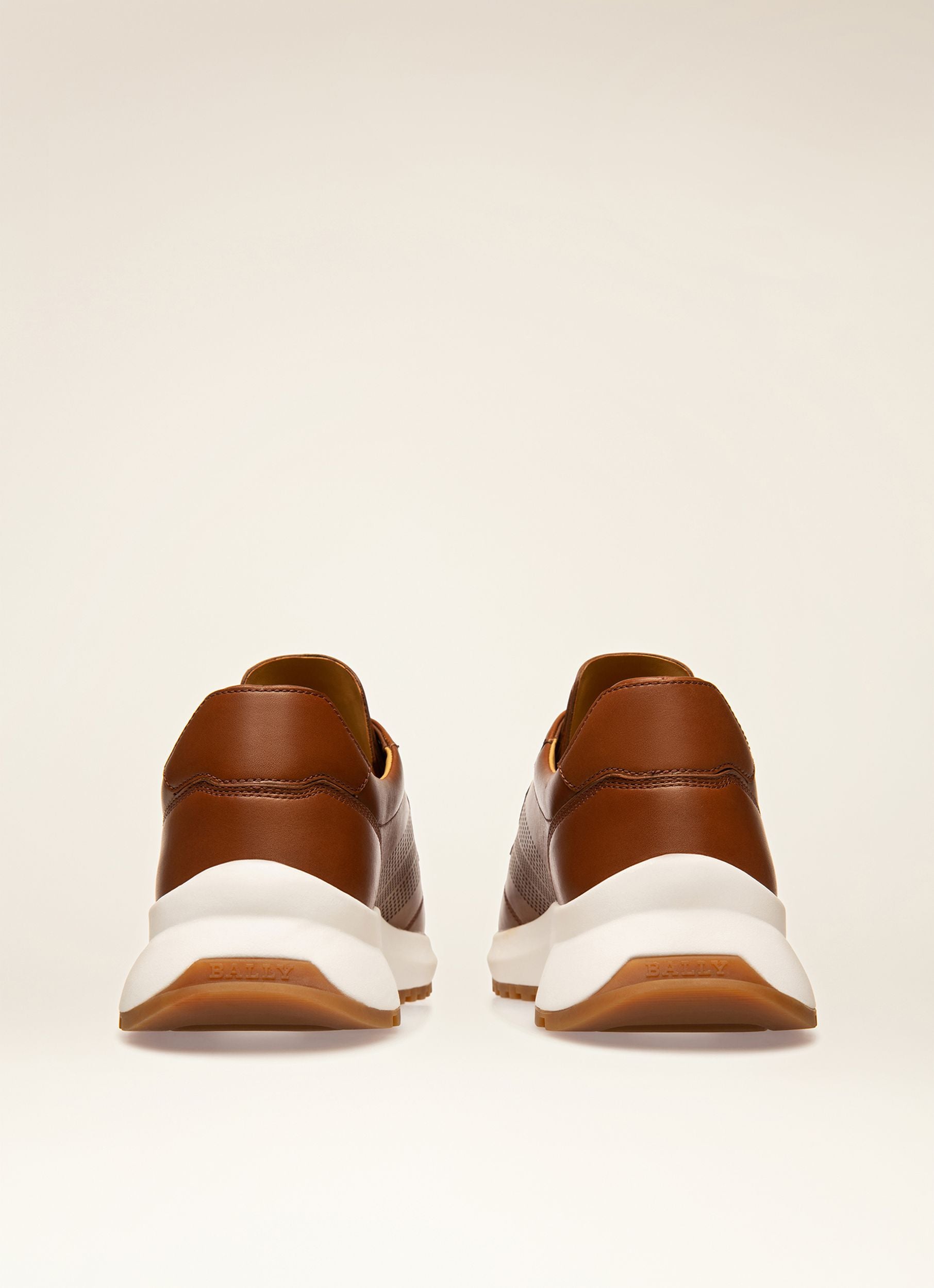 Zapatilla Davor De Piel Marrón - Hombre - Bally - 03
