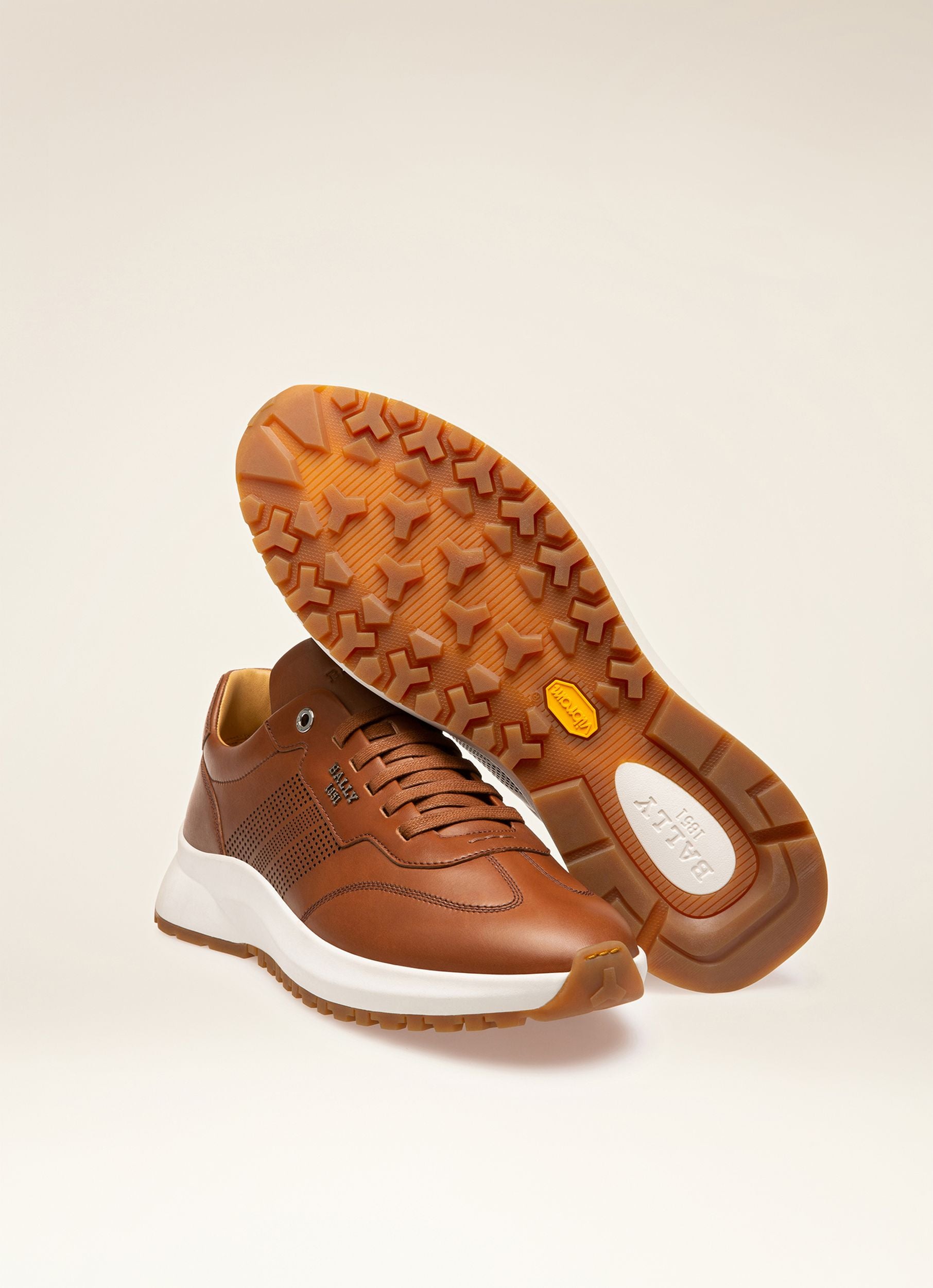Zapatilla Davor De Piel Marrón - Hombre - Bally - 07