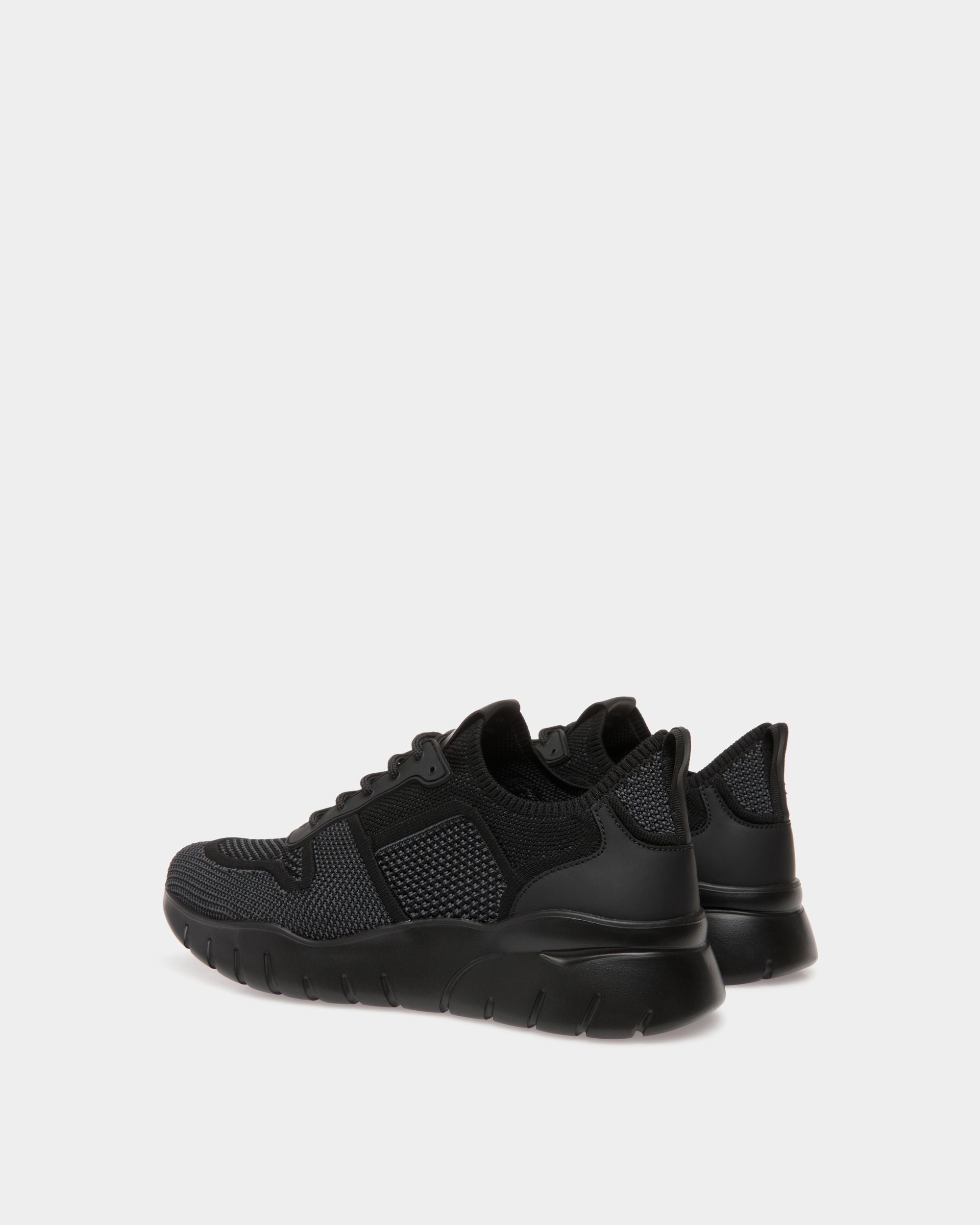 Sneaker In Black Mix Polyester - Men's - Bally - 03