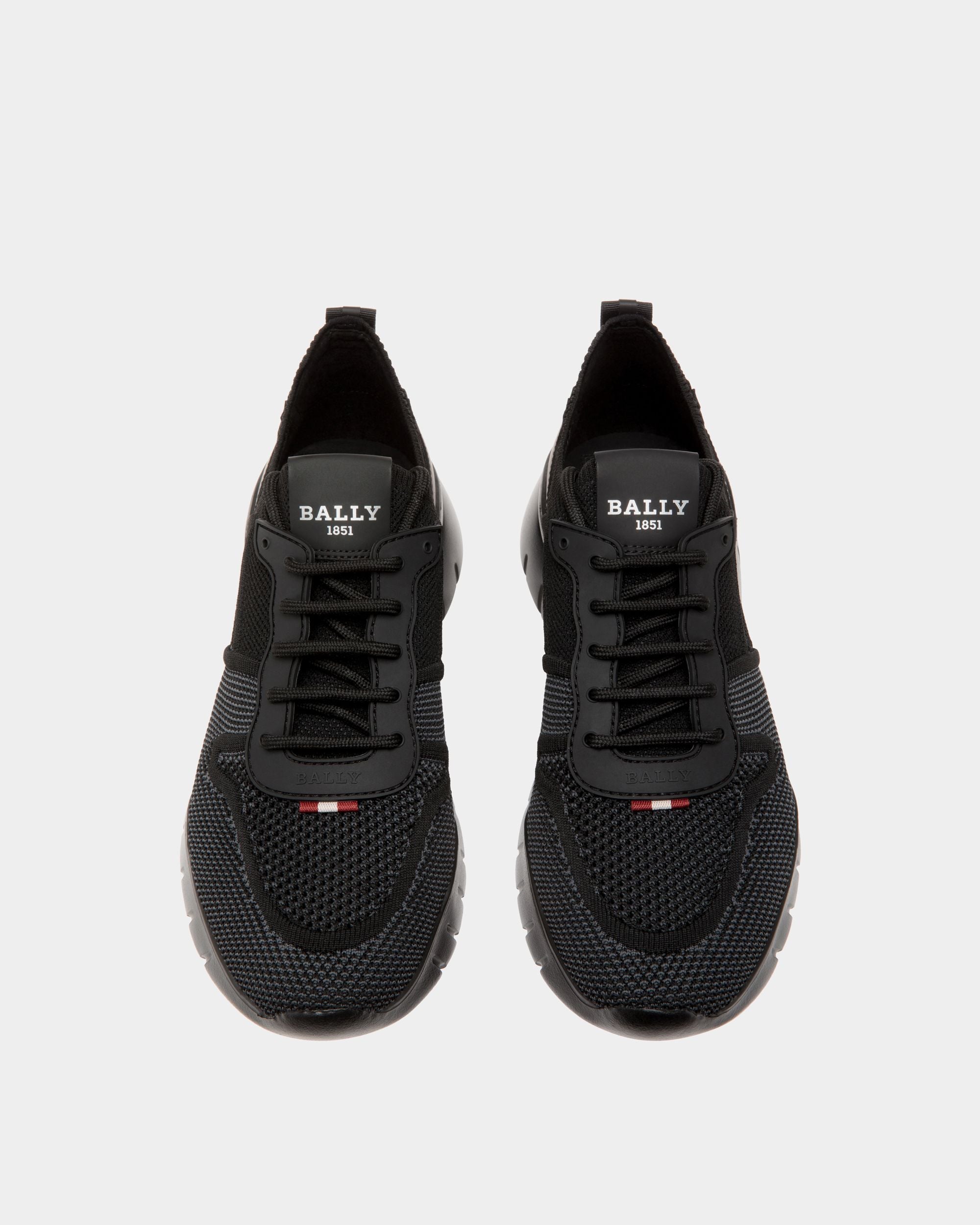 Sneaker In Black Mix Polyester - Men's - Bally - 04