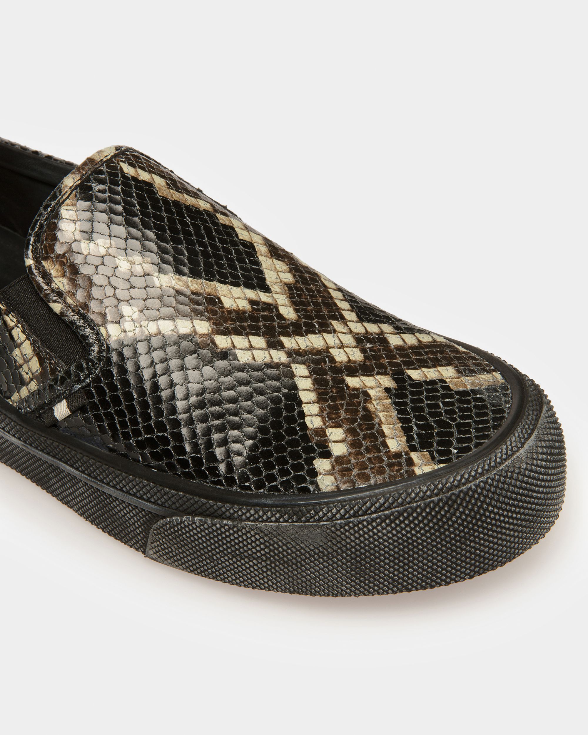 Zapatillas Santa Ana Con Estampado De Pitón - Hombre - Bally - 06