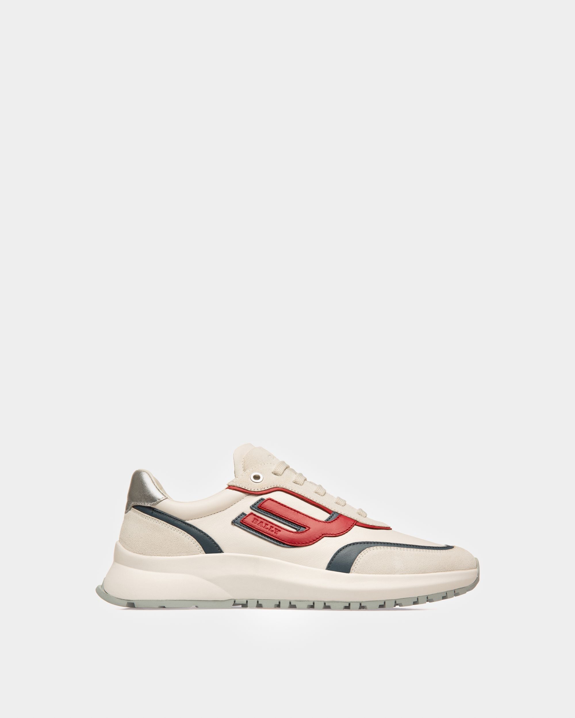 Demmy Leather Sneakers In White - Men's - Bally - 01