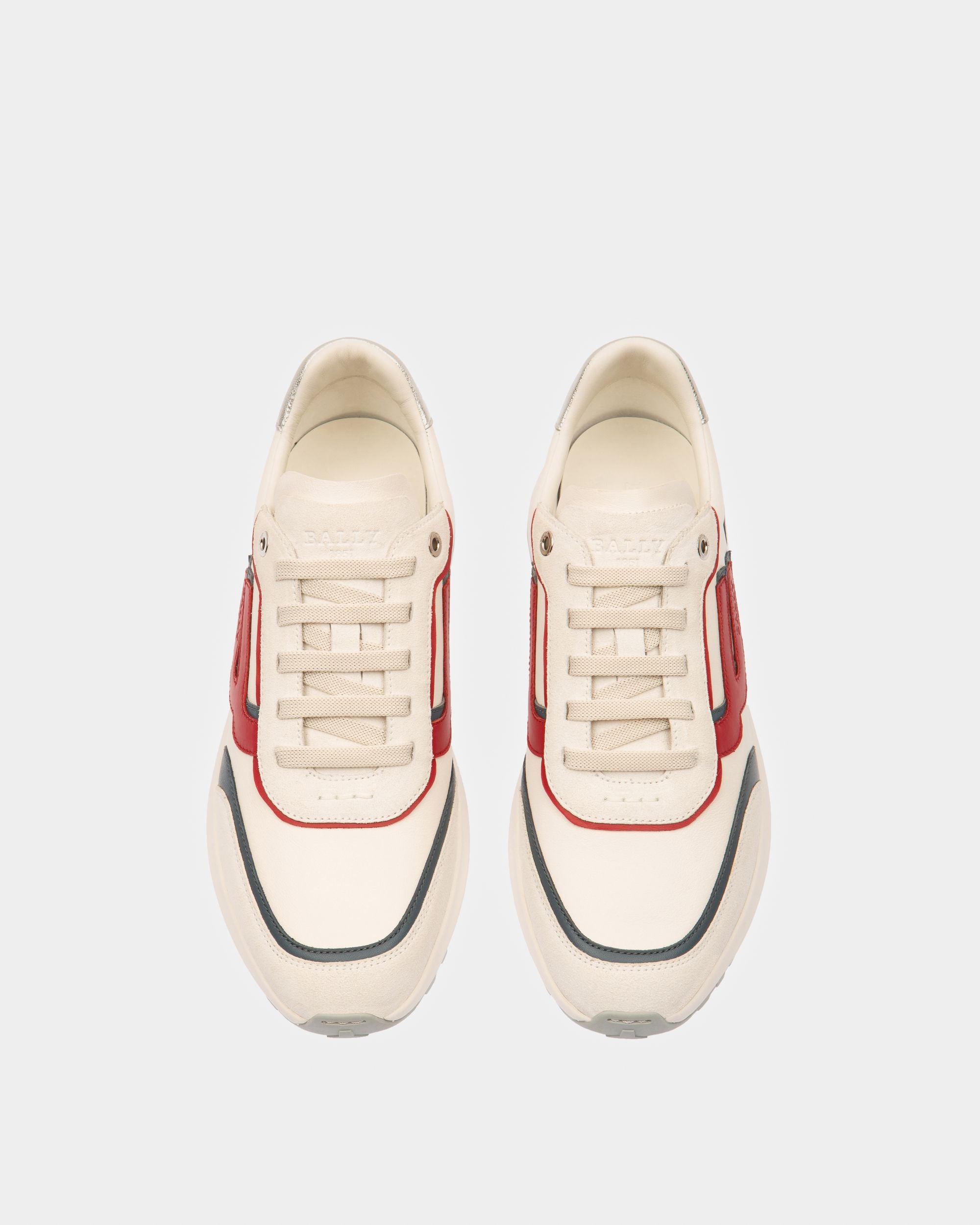 Demmy Leather Sneakers In White - Men's - Bally - 02