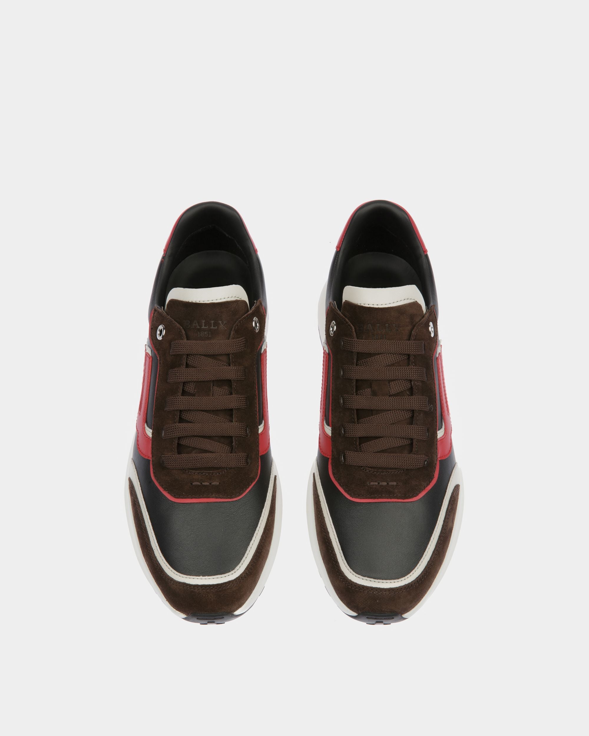 Demmy Zapatillas De Piel En Ébano - Hombre - Bally - 05