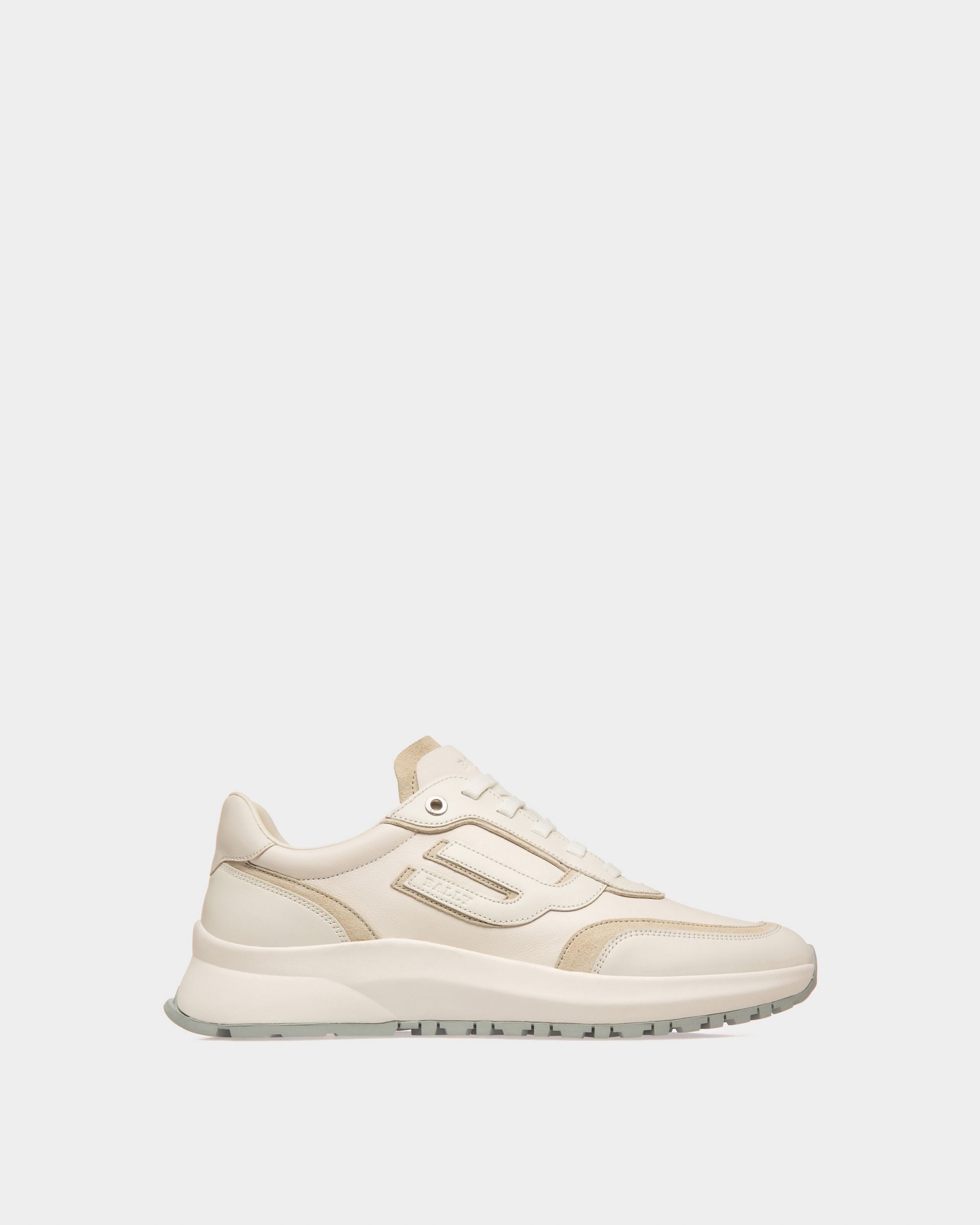 Demmy Zapatilla Deportiva De Piel Blanca - Hombre - Bally - 01