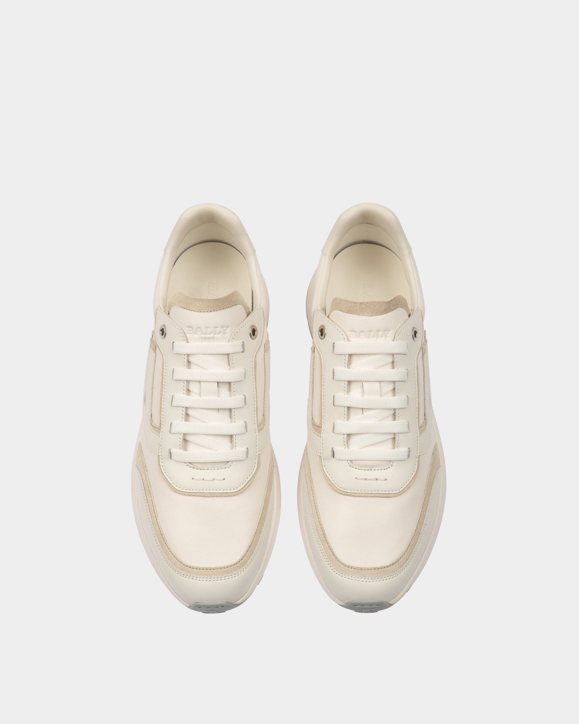 Demmy Zapatilla Deportiva De Piel Blanca - Hombre - Bally - 02