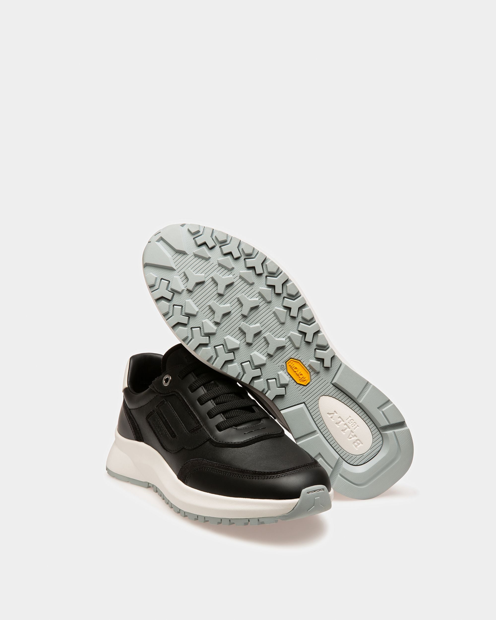 Demmy Zapatilla Deportiva De Piel De Color Negro - Hombre - Bally - 04