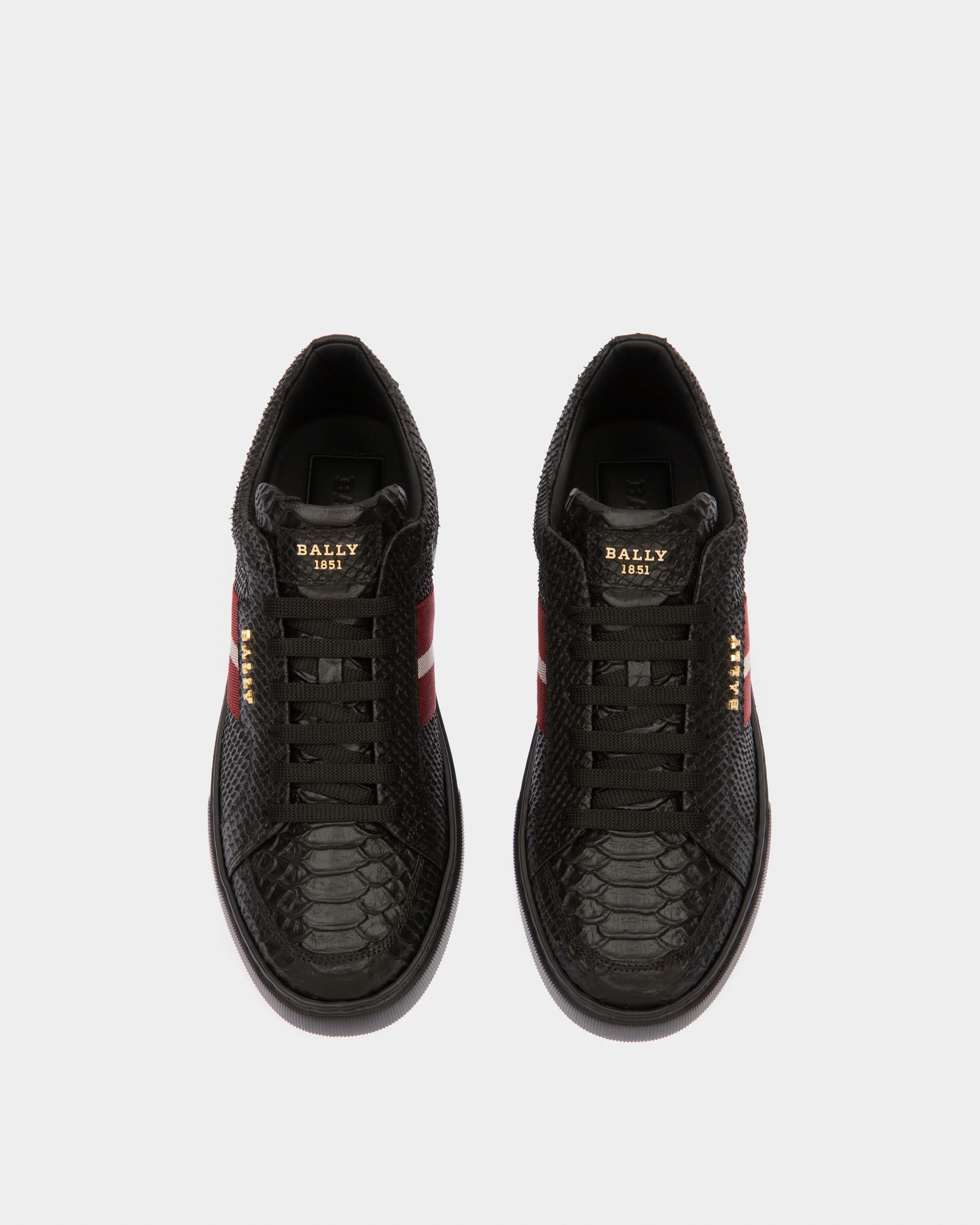 Marell Zapatillas De Piel En Negro - Hombre - Bally - 02