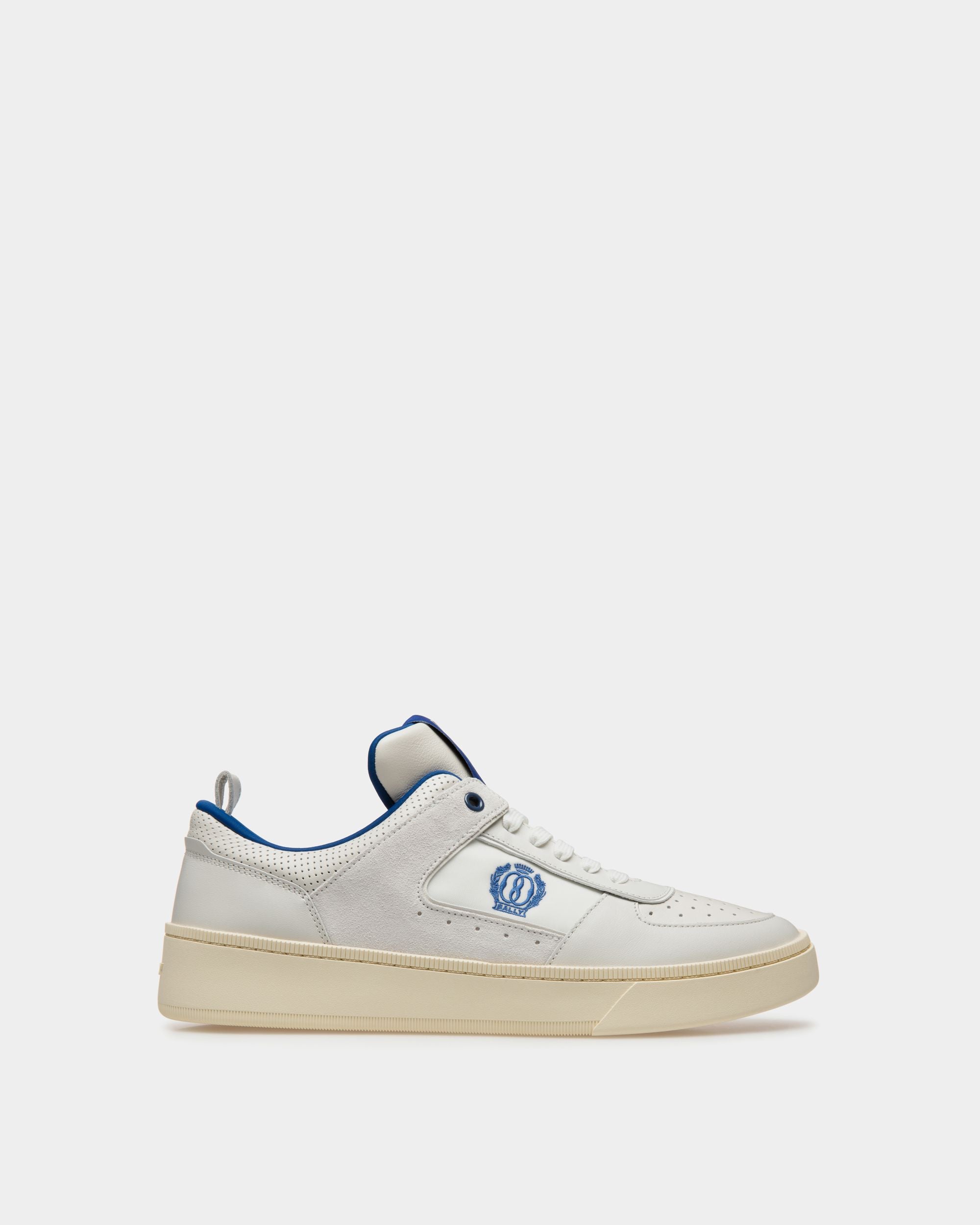 Raise Sneaker In White Leather - Men's - Bally - 01