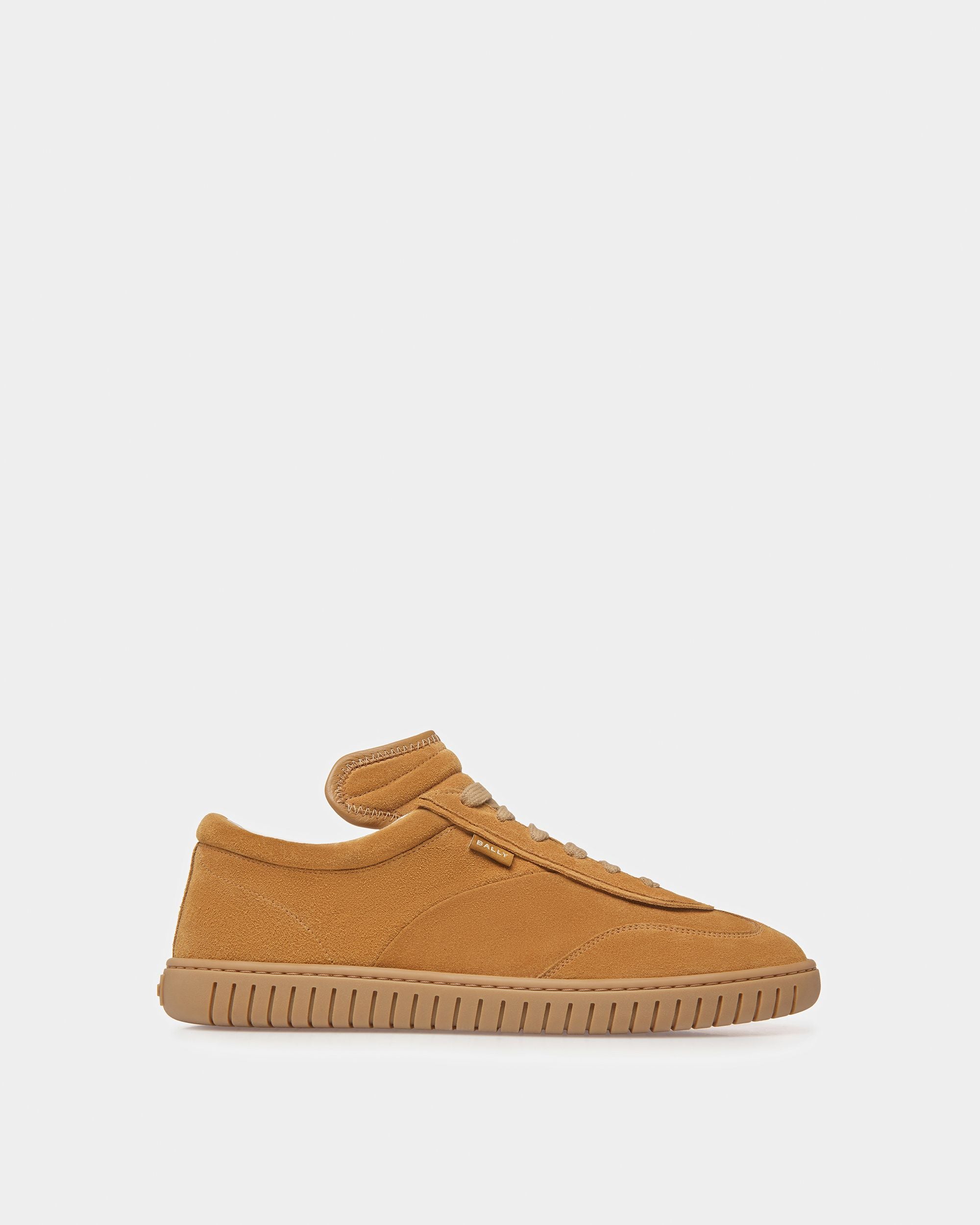 Zapatillas Player De Piel Color Desierto Y Ámbar - Hombre - Bally - 01