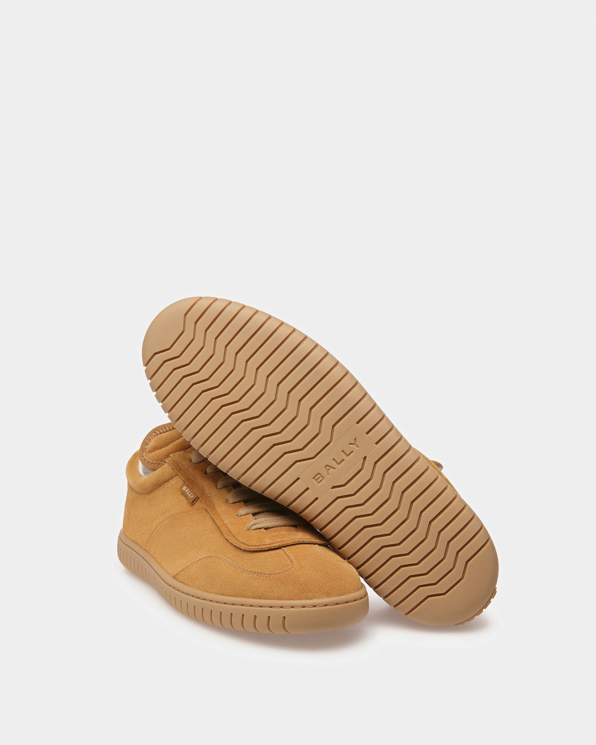 Zapatillas Player De Piel Color Desierto Y Ámbar - Hombre - Bally - 04