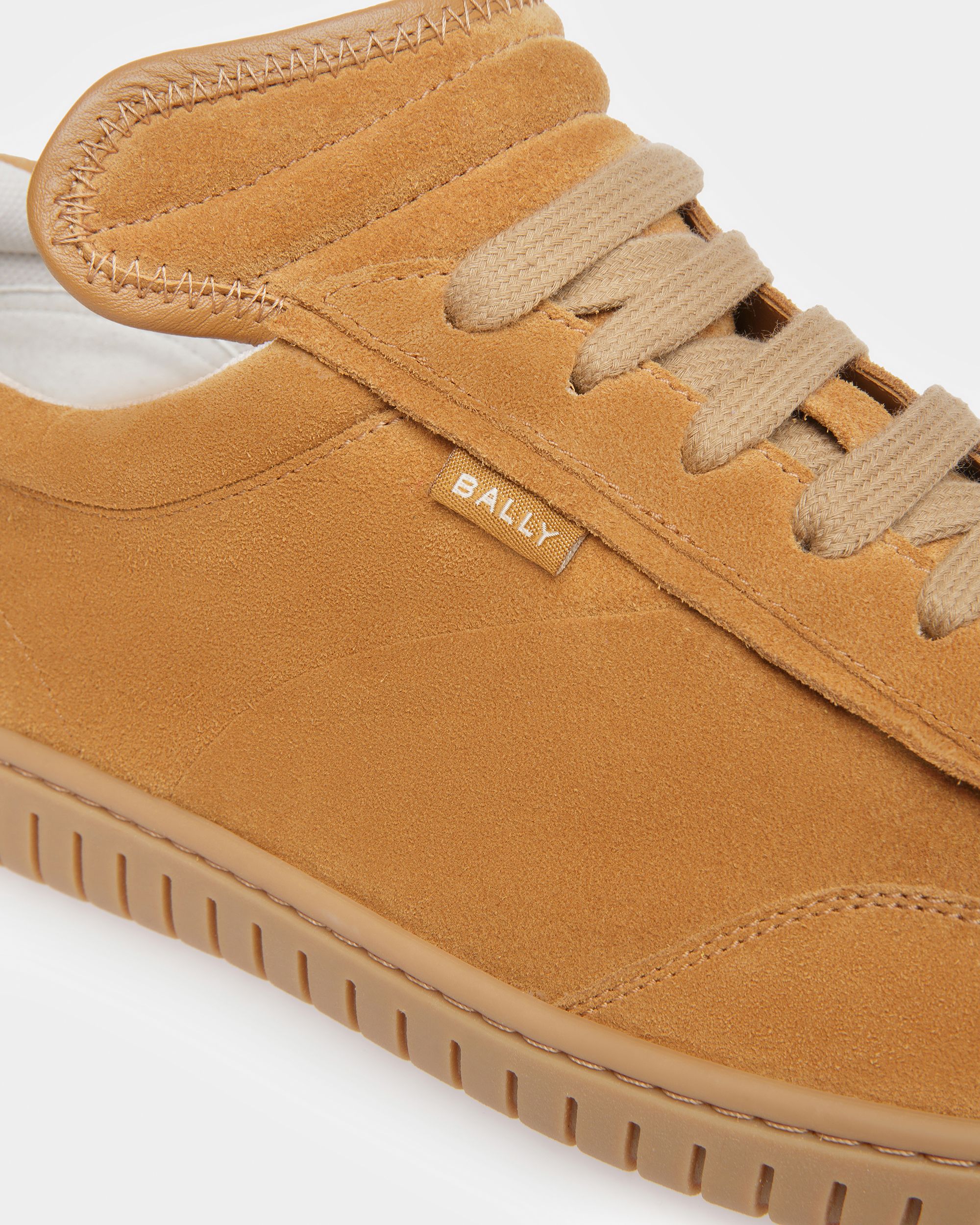 Zapatillas Player De Piel Color Desierto Y Ámbar - Hombre - Bally - 05