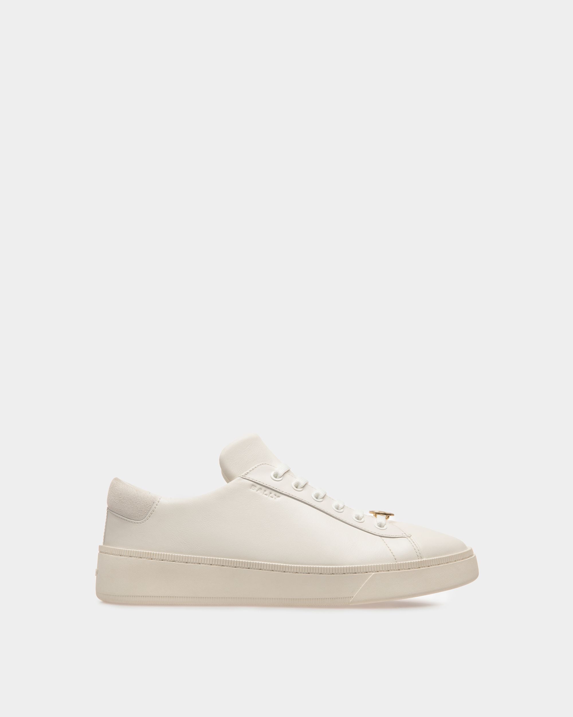 Raise Sneakers In White Leather - Men's - Bally - 01