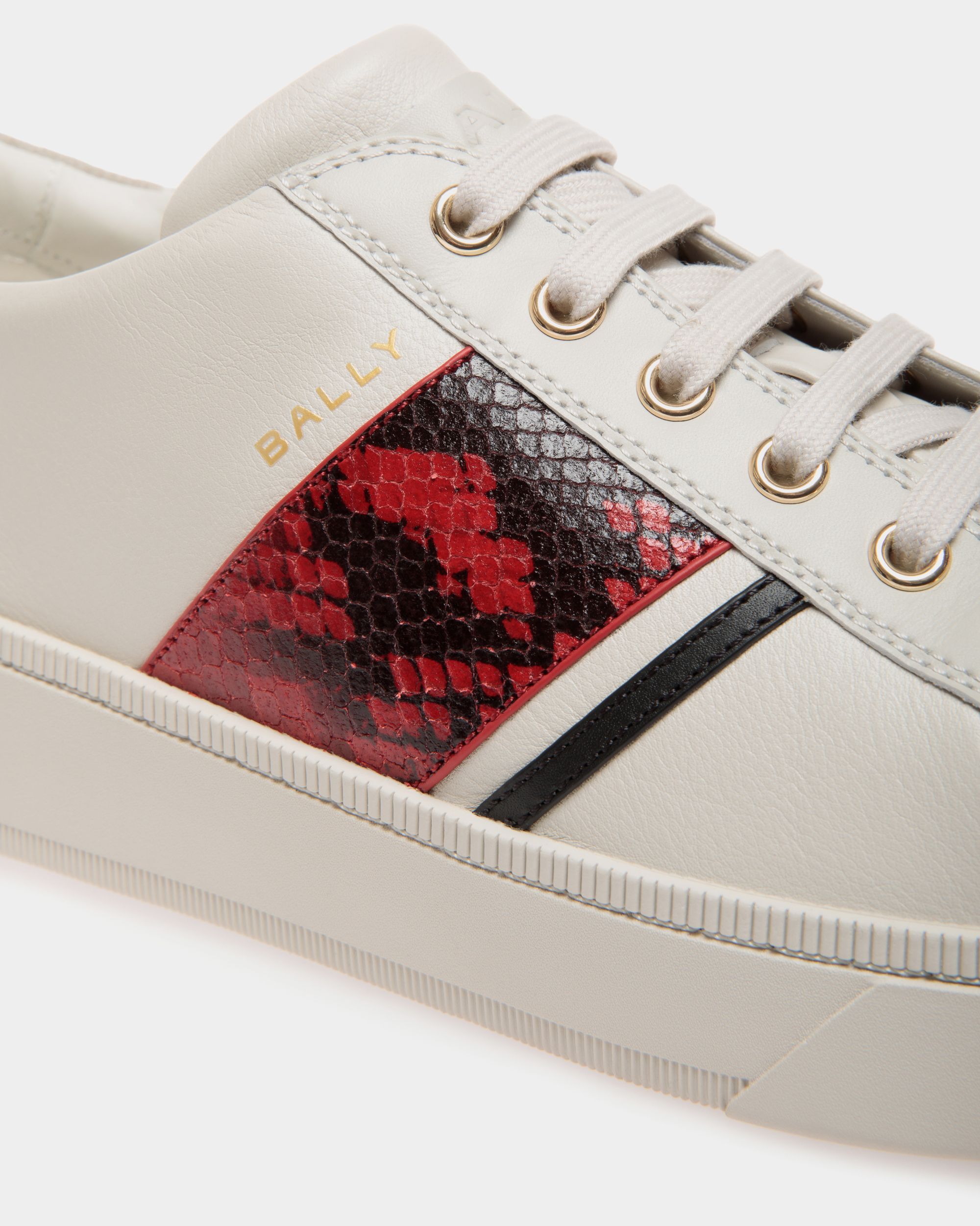 Raise Sneaker In White Leather - Men's - Bally - 05