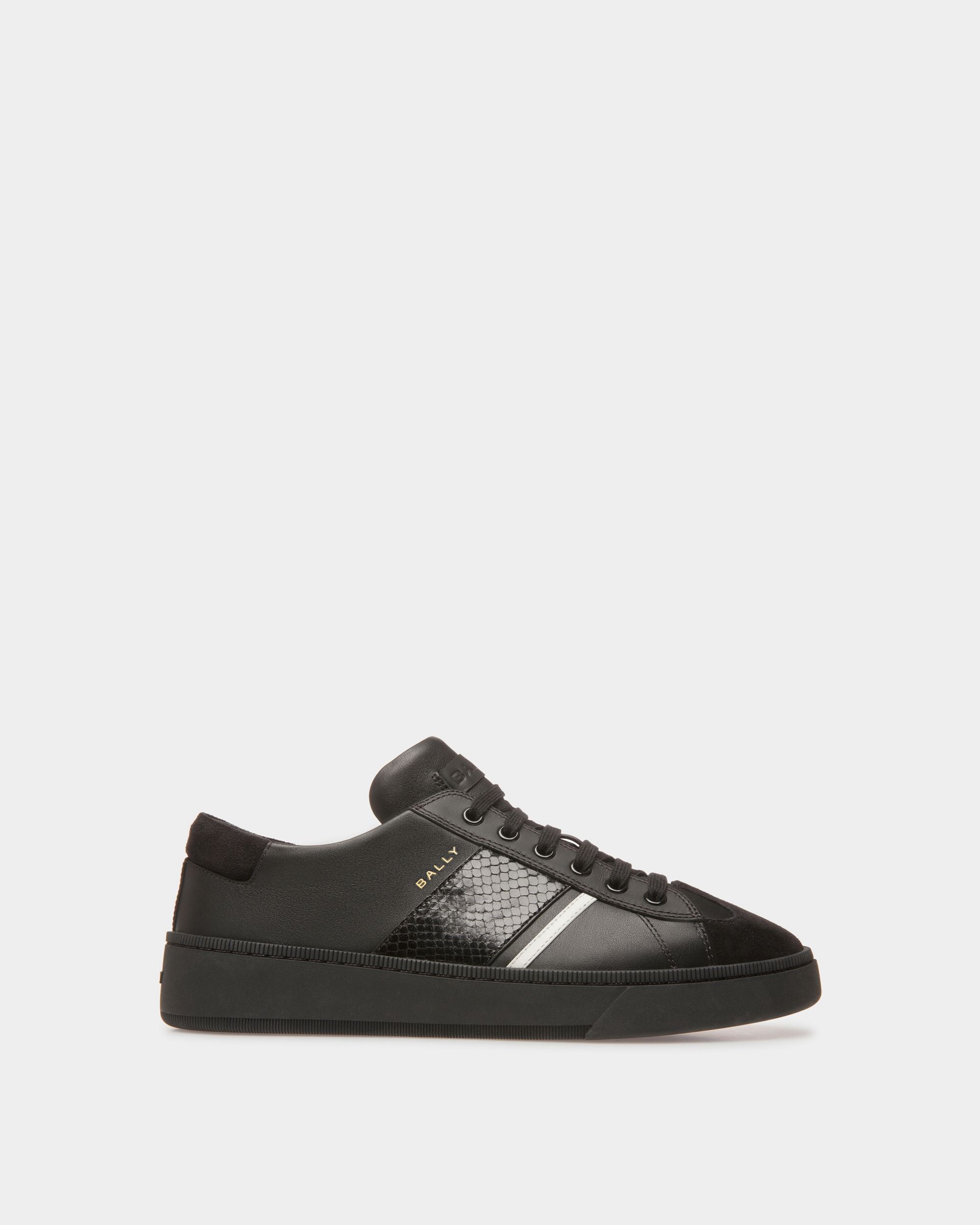 Zapatillas Raise De Piel En Negro - Hombre - Bally - 01