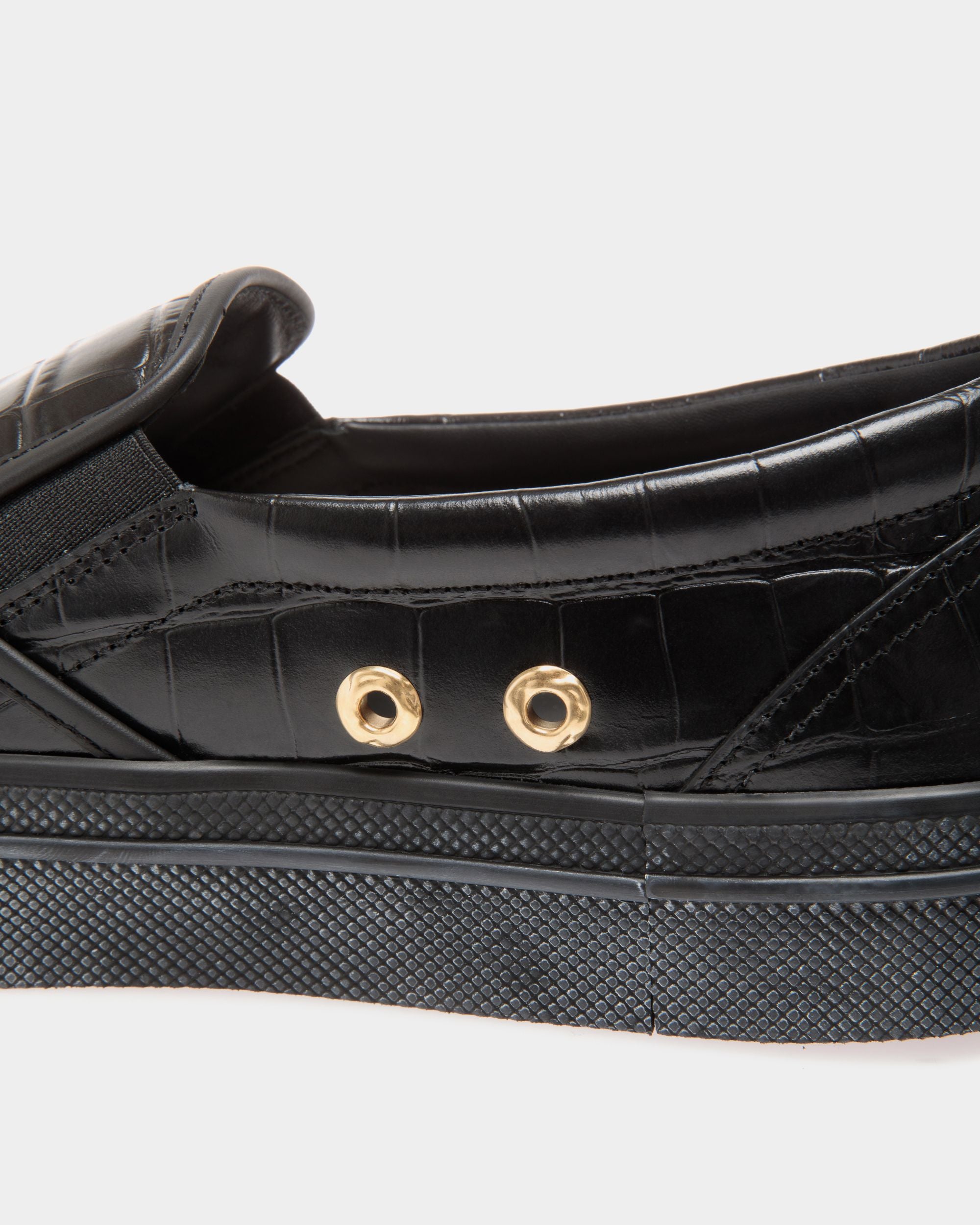 Santa Ana Sneaker In Black Leather - Men's - Bally - 05