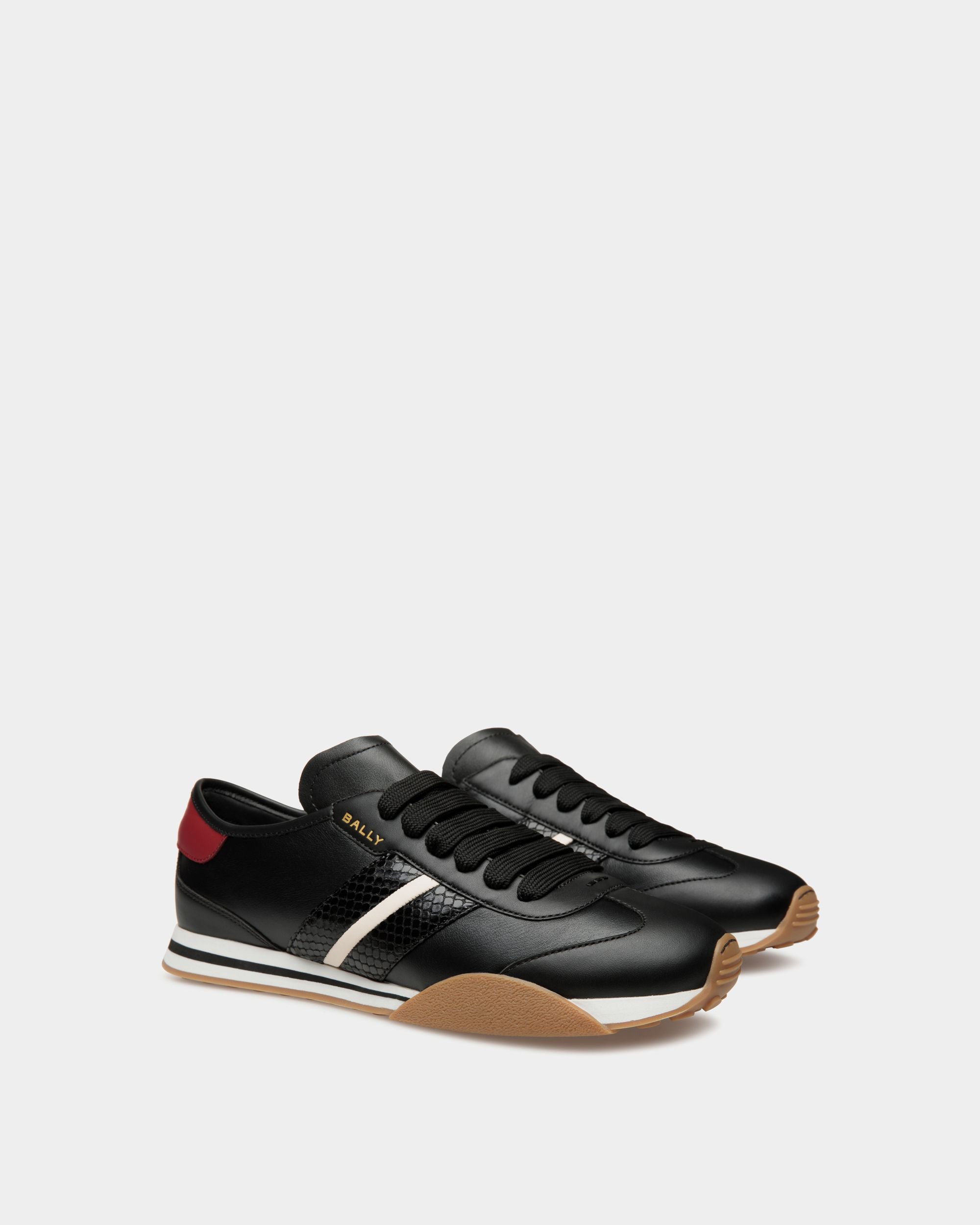Sussex Sneaker In Black Leather - Hombre - Bally - 02