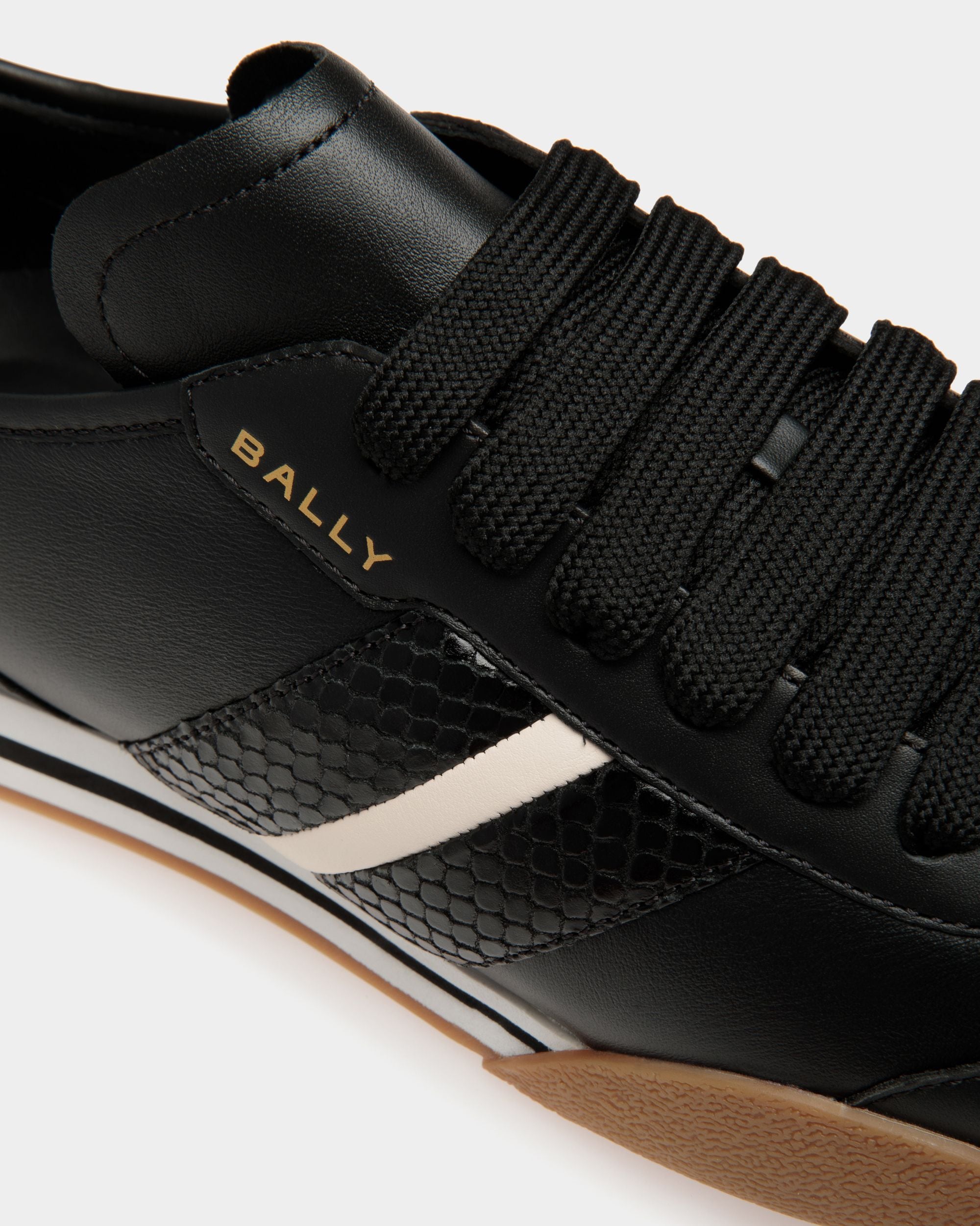 Sussex Sneaker In Black Leather - Hombre - Bally - 05
