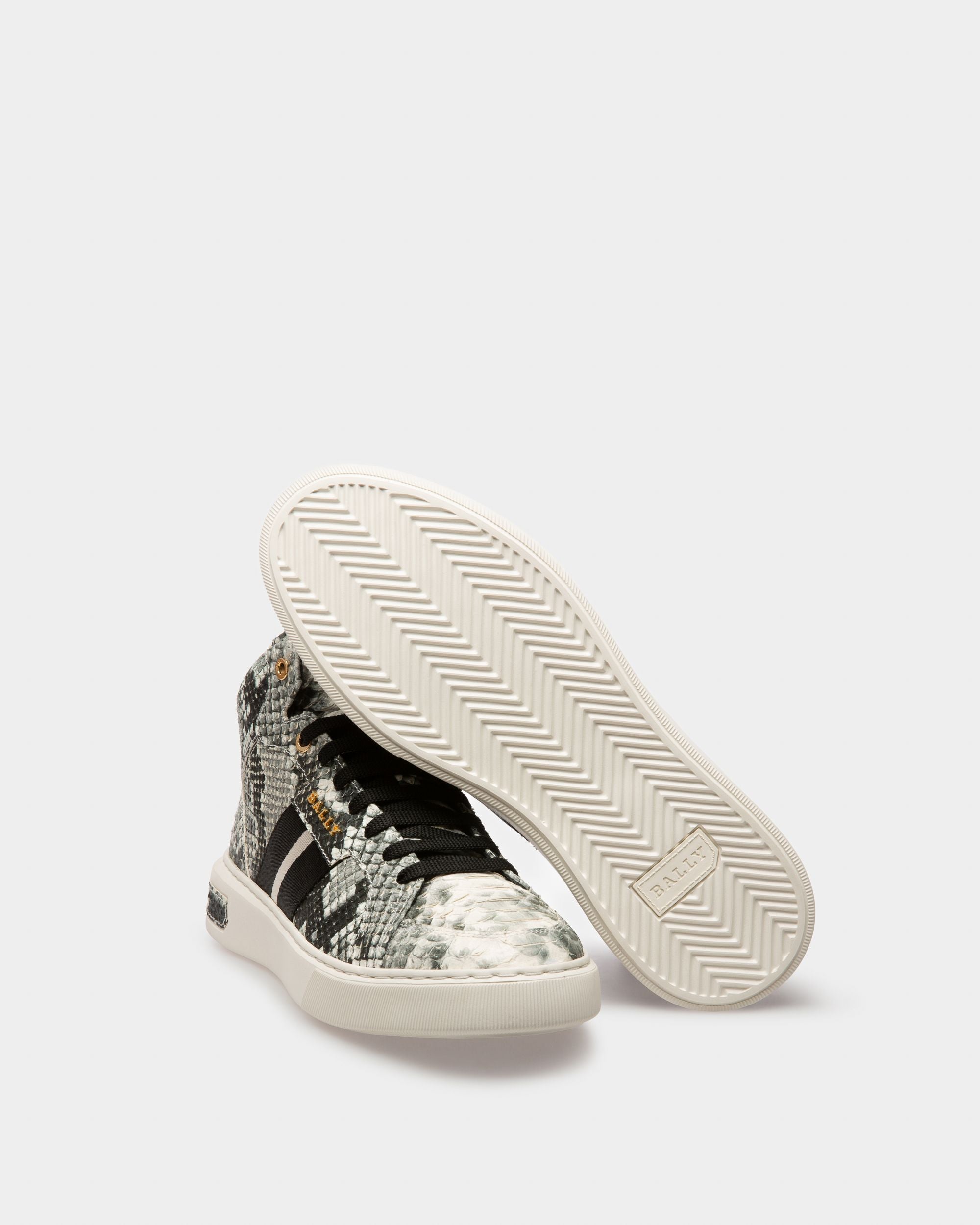 Meson Zapatillas De Piel En Blanco - Hombre - Bally - 04