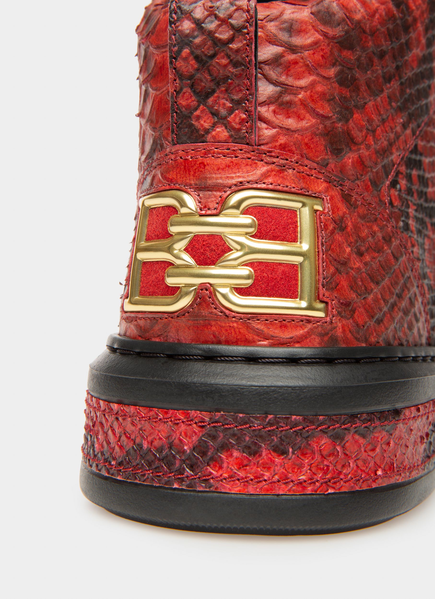 Meson Zapatillas De Piel En Rojo Bally - Hombre - Bally - 05