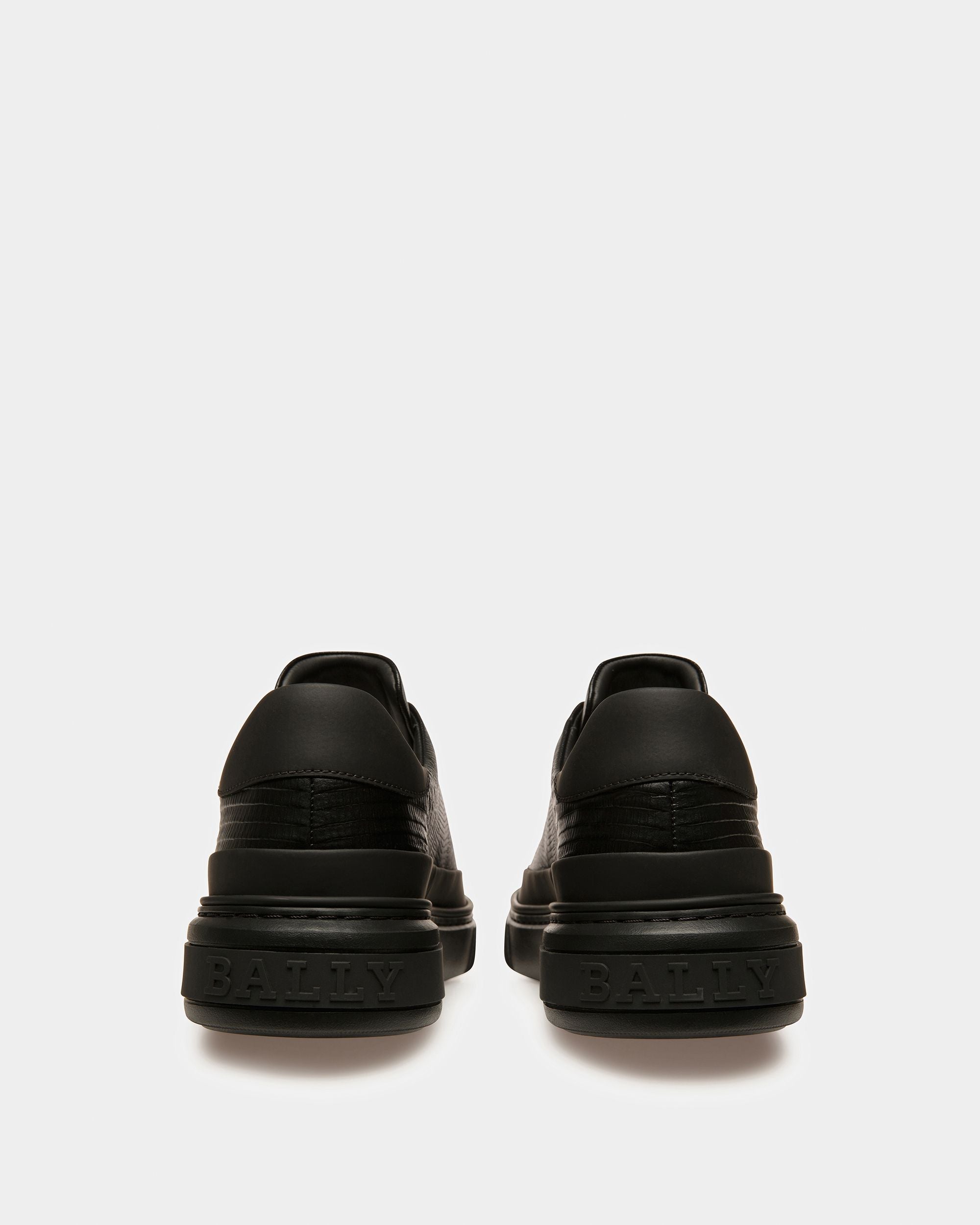 Maily Zapatillas De Piel En Negro - Hombre - Bally - 04