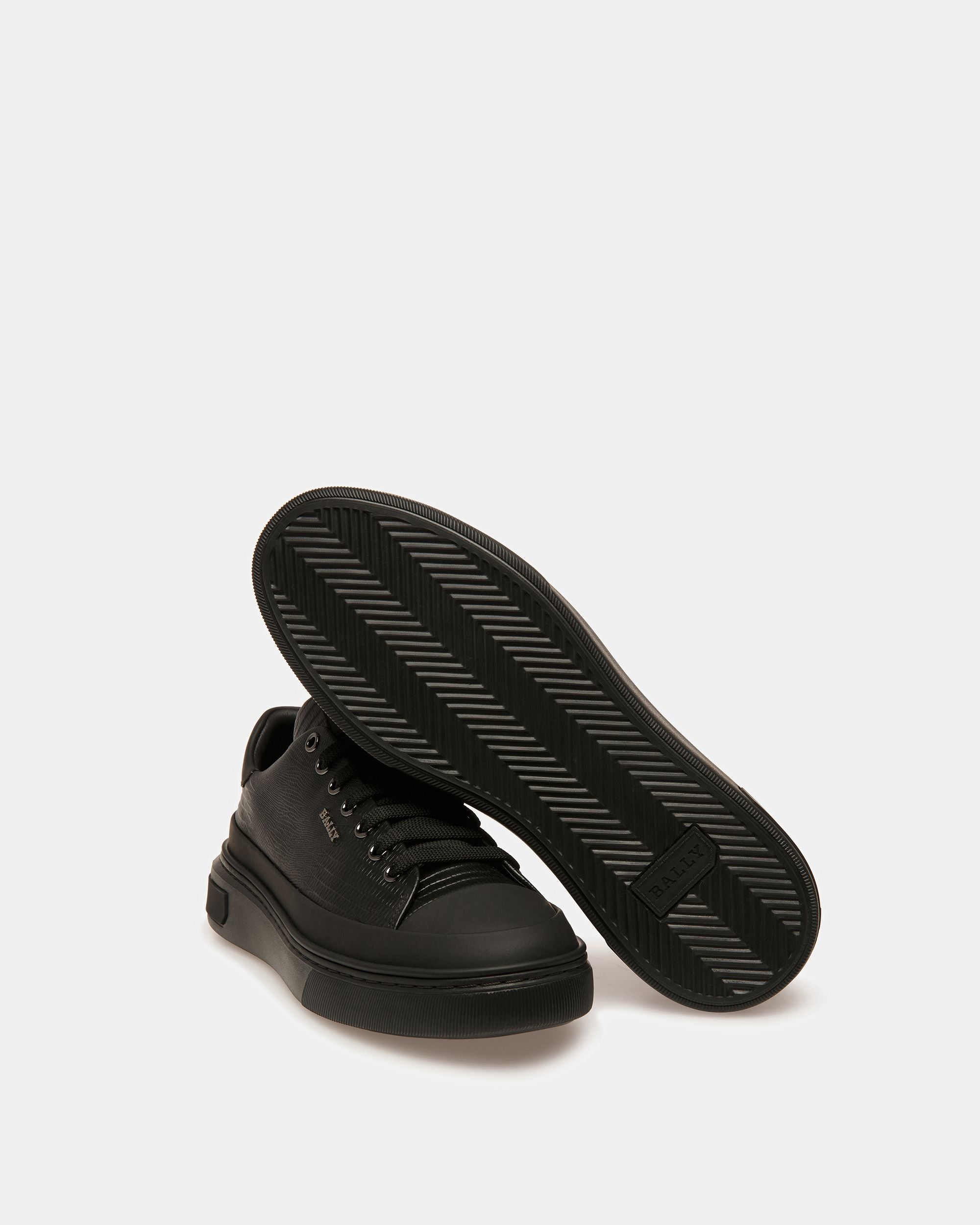 Maily Zapatillas De Piel En Negro - Hombre - Bally - 05