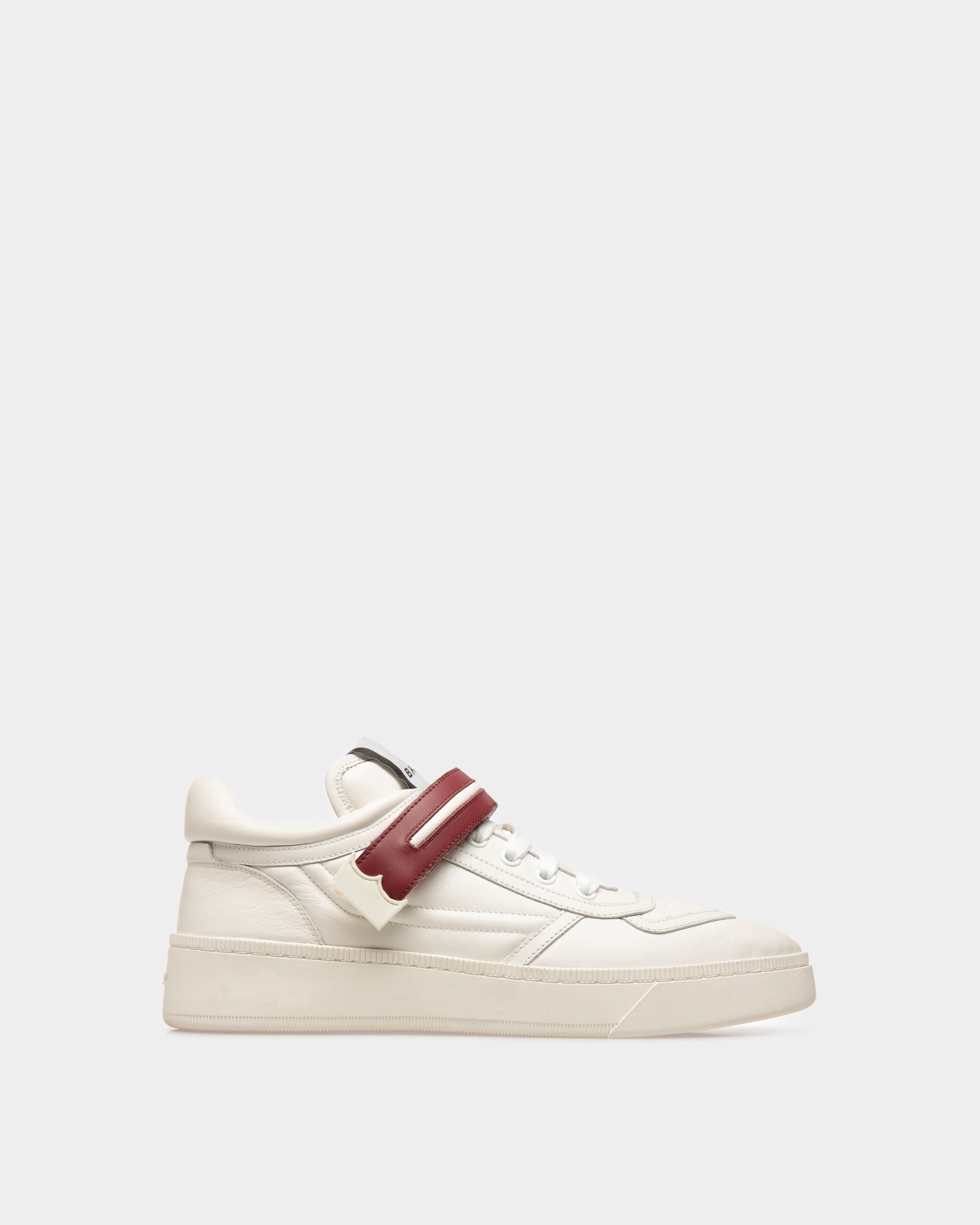Zapatilla Raise De Piel Blanca - Hombre - Bally - 01