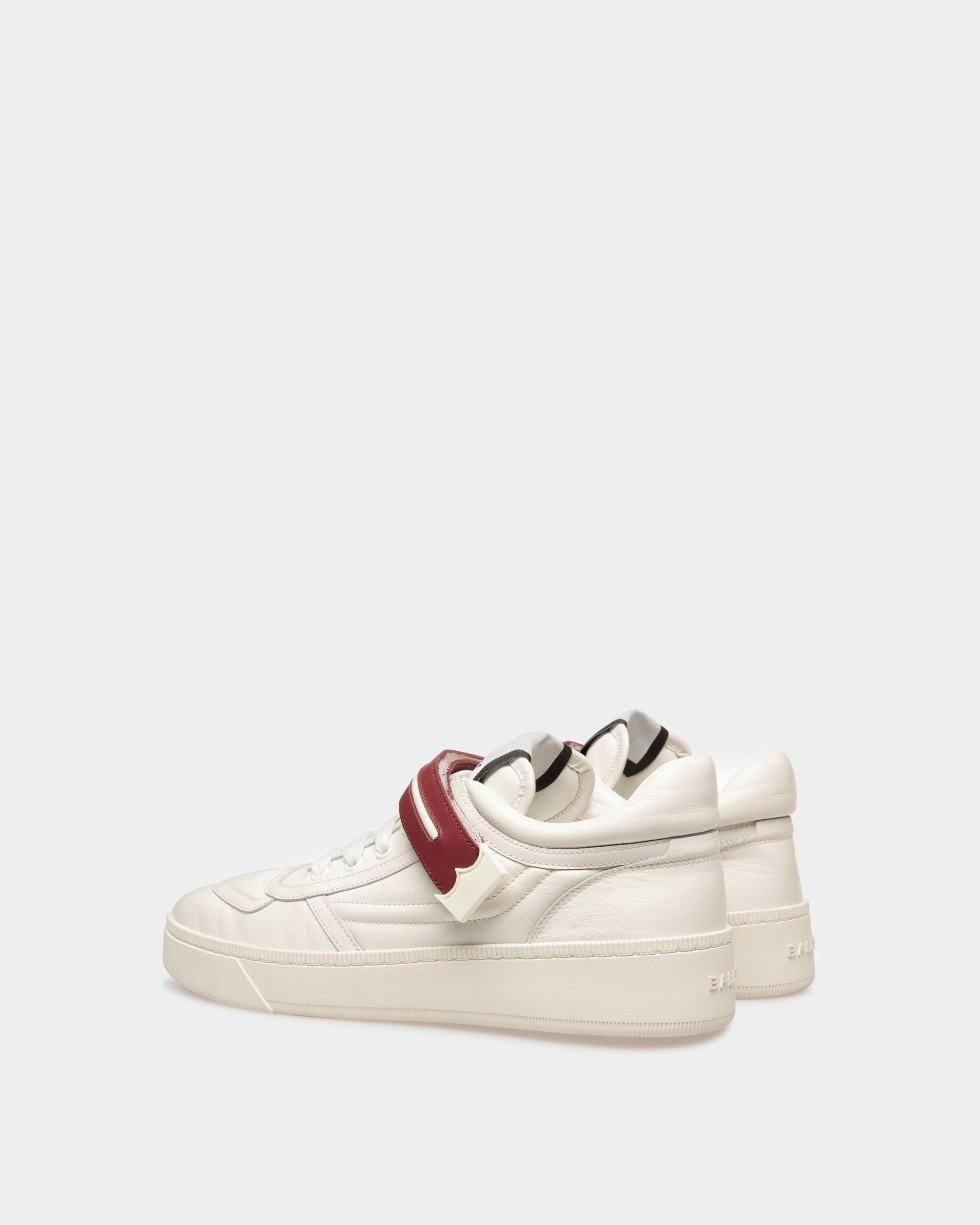 Zapatilla Raise De Piel Blanca - Hombre - Bally - 04